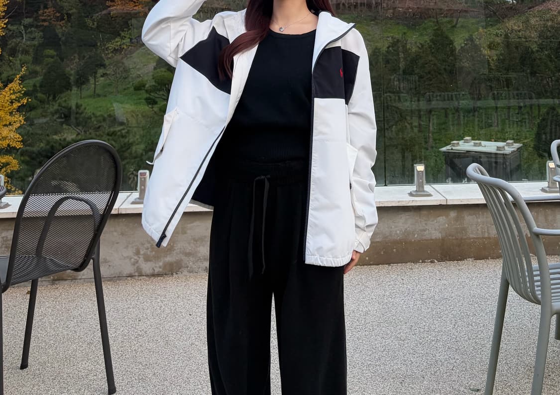 폴로 랄프로렌 컬러블록 후드재킷 신형(xl) 상품이미지1