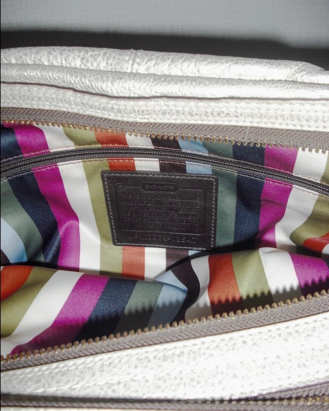 20s coach 코치 갸루 리미티드 숄더백 실버골드 턴락 토트백 상품이미지9