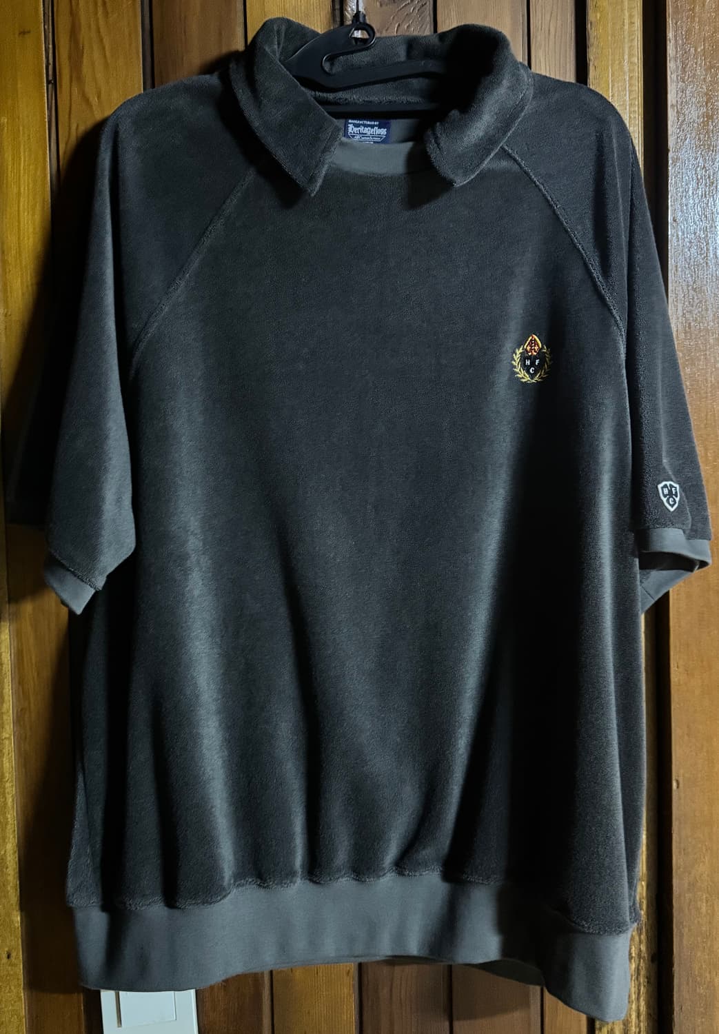 헤리티지플로스 CREST TOWEL COLLAR HALF SLEEVE 상품이미지1