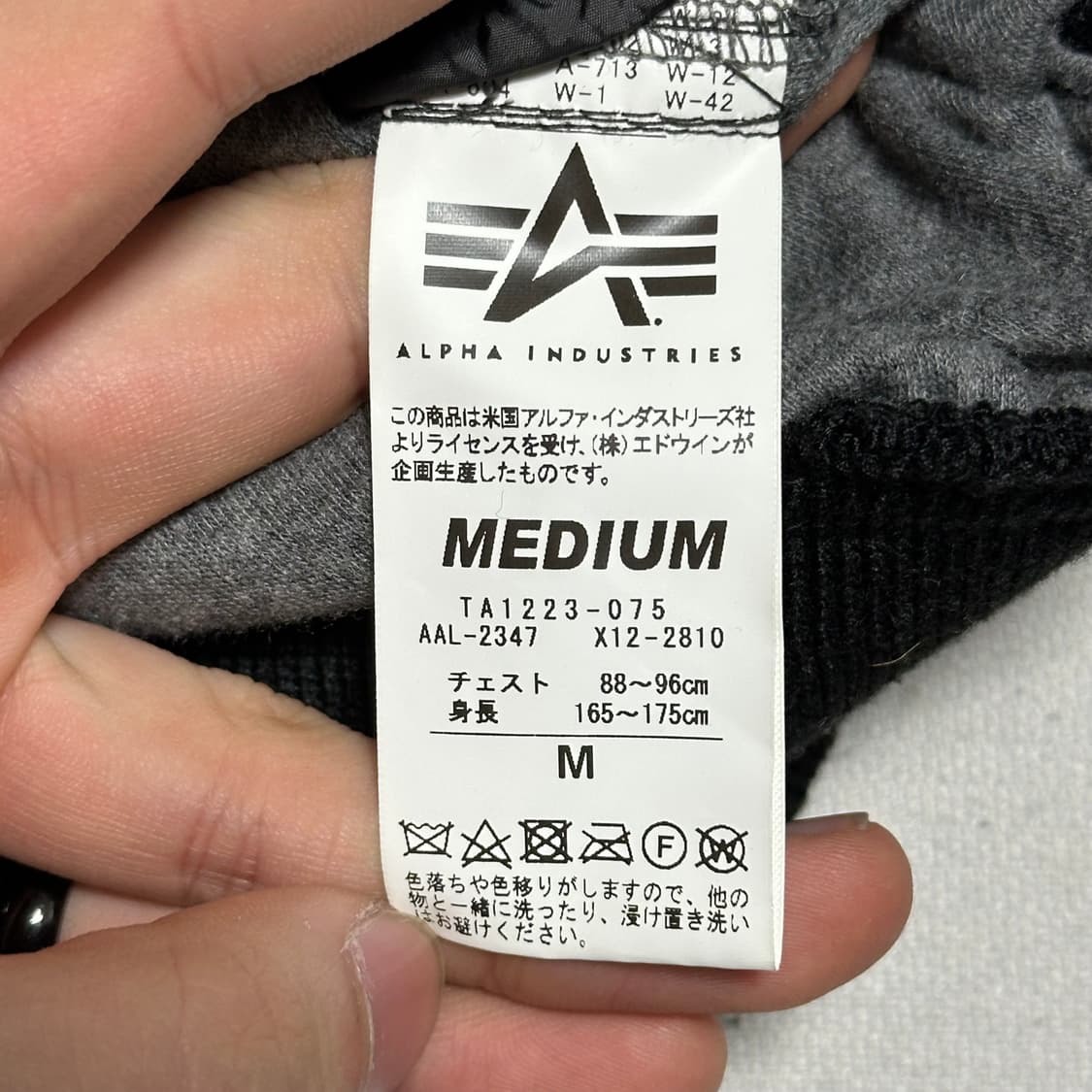 M 알파인더스트리 MA-1 TT 카모 자켓 상품이미지5