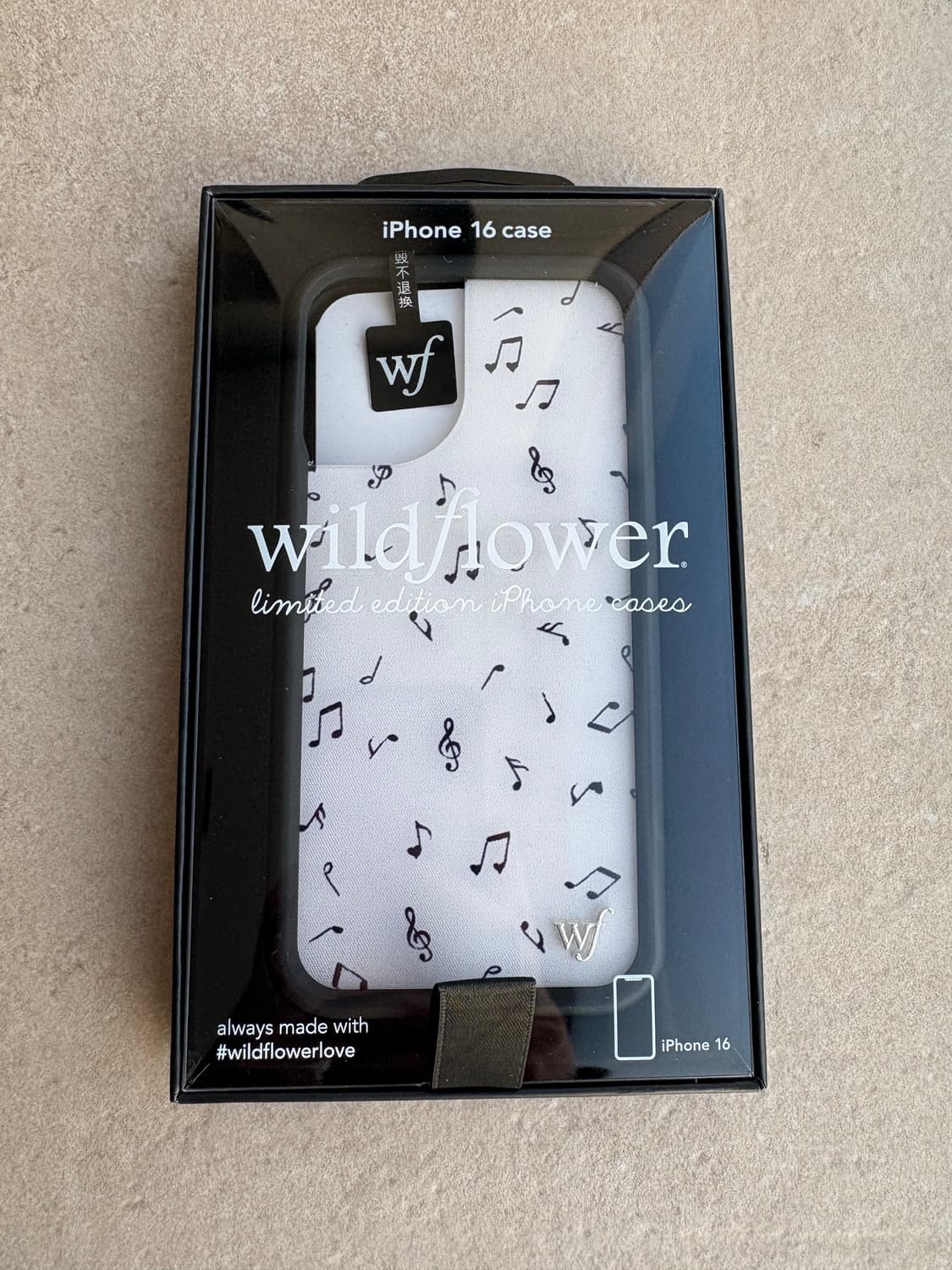Wildflower 와일드플라워 아이폰 16 케이스 음표 새제품 상품이미지4