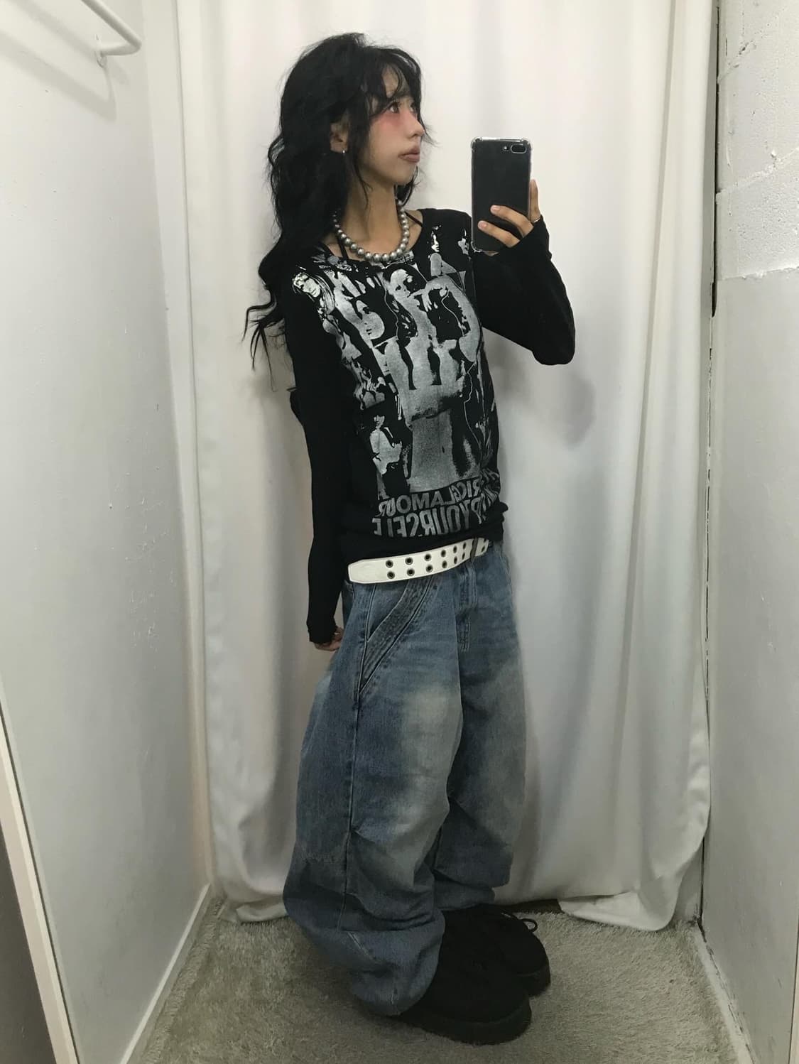 Hysteric Glamour His Girl Long Sleeves 상품이미지4