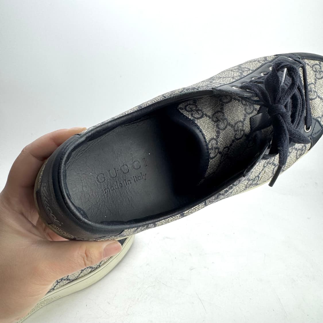 285) GUCCI 구찌 슈프림 캔버스 스니커즈 상품이미지9