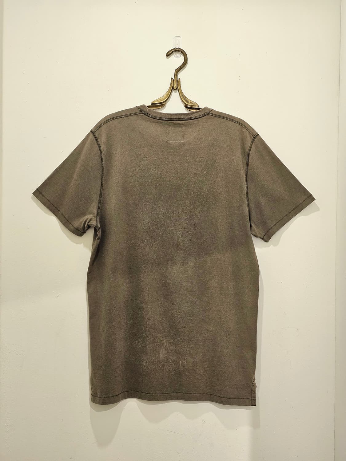 Abercrombie & Fitch 카키 로고 반팔T 상품이미지5