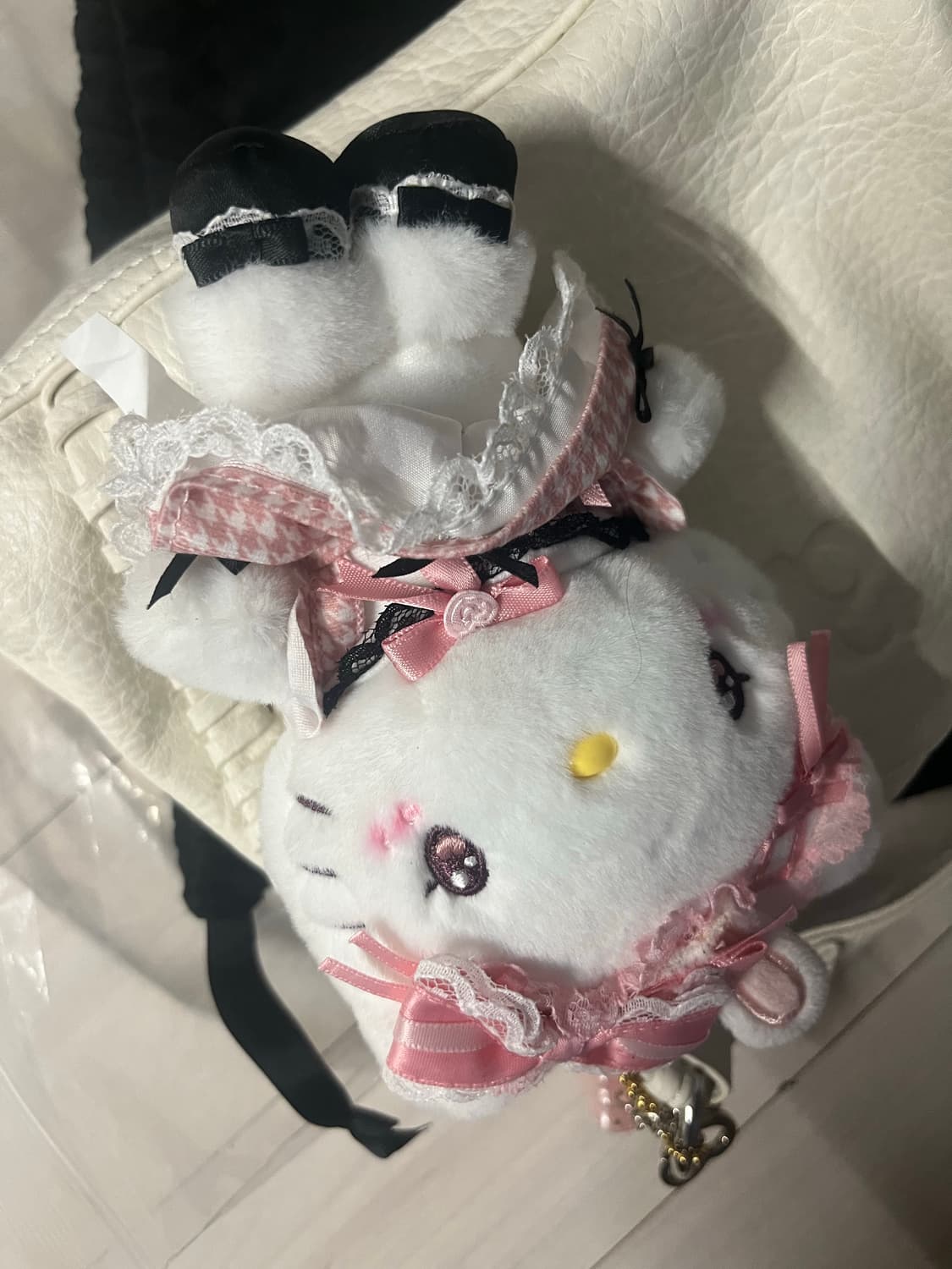 애즈온 보니타 미니백 아이보리 상품이미지2