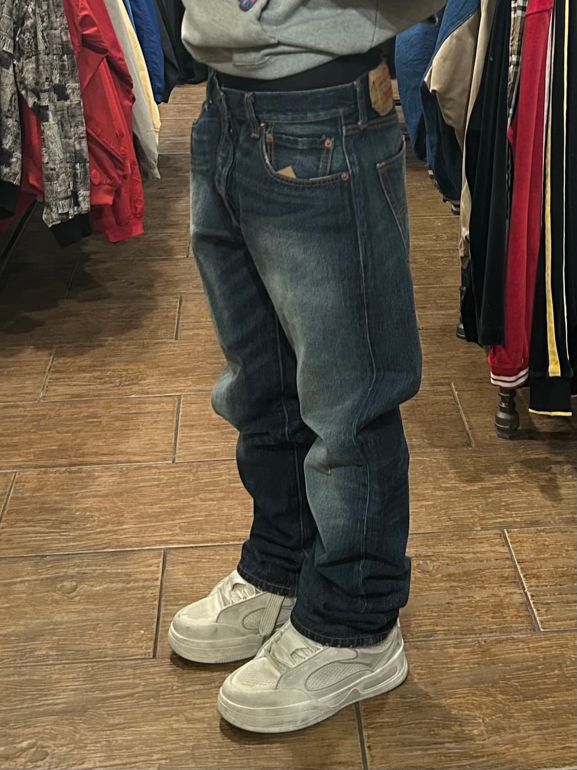 [HI] 리바이스 501 데님 진청 상품이미지4