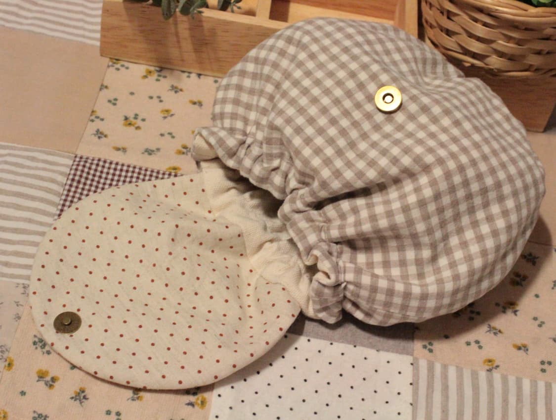 핸드메이드 도트 밴딩 파우치 상품이미지3