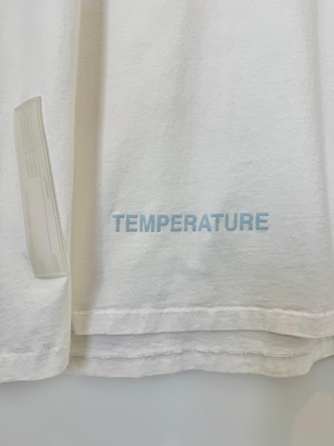 오프화이트 파이어테이프 반팔 화이트 상품이미지7