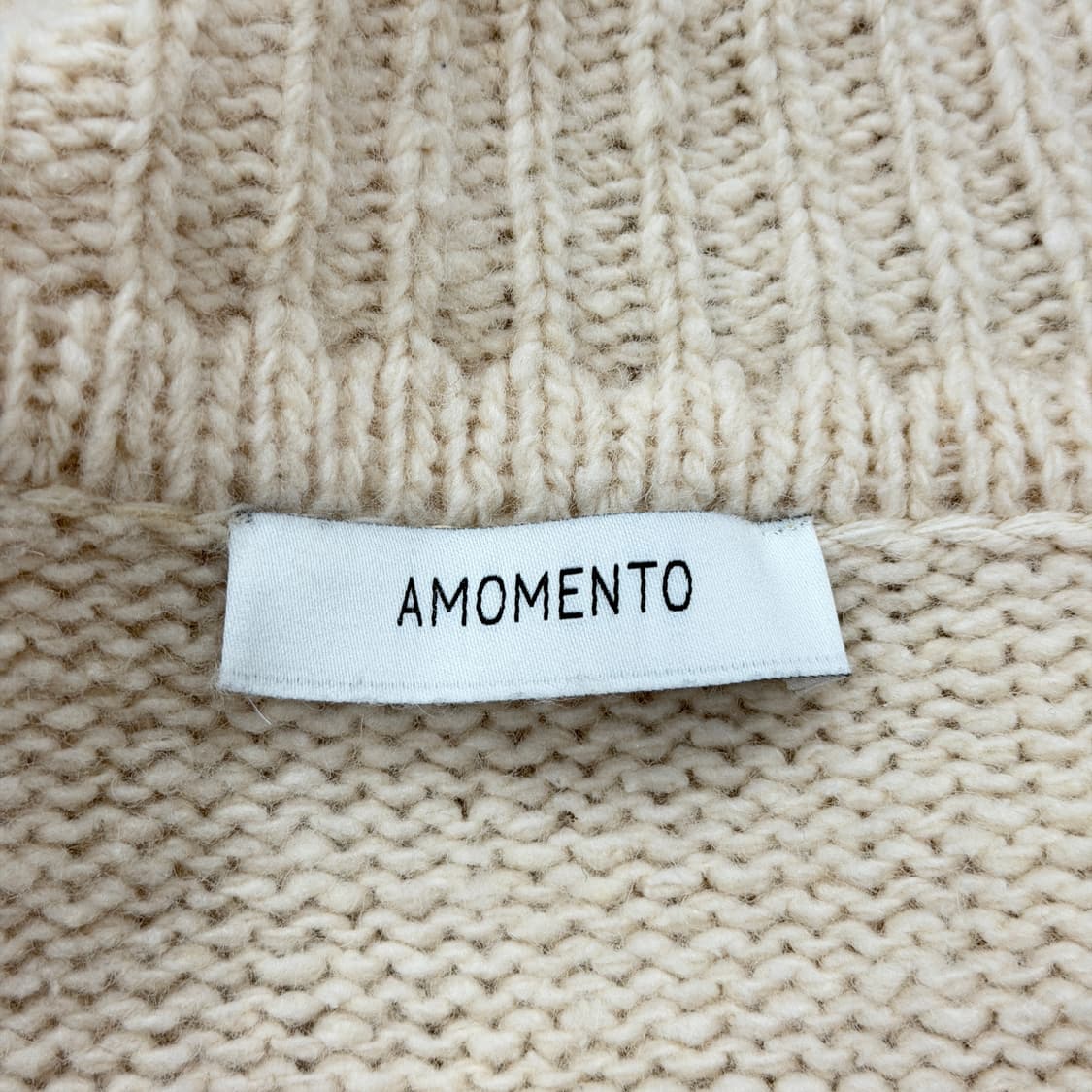 아모멘토 울 하프넥 집업니트 0 상품이미지5