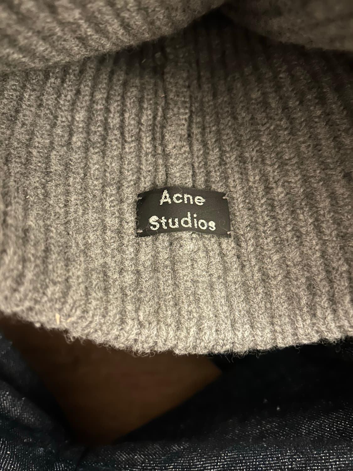 아크네스튜디오 비니 멜란지 그레이 상품이미지2