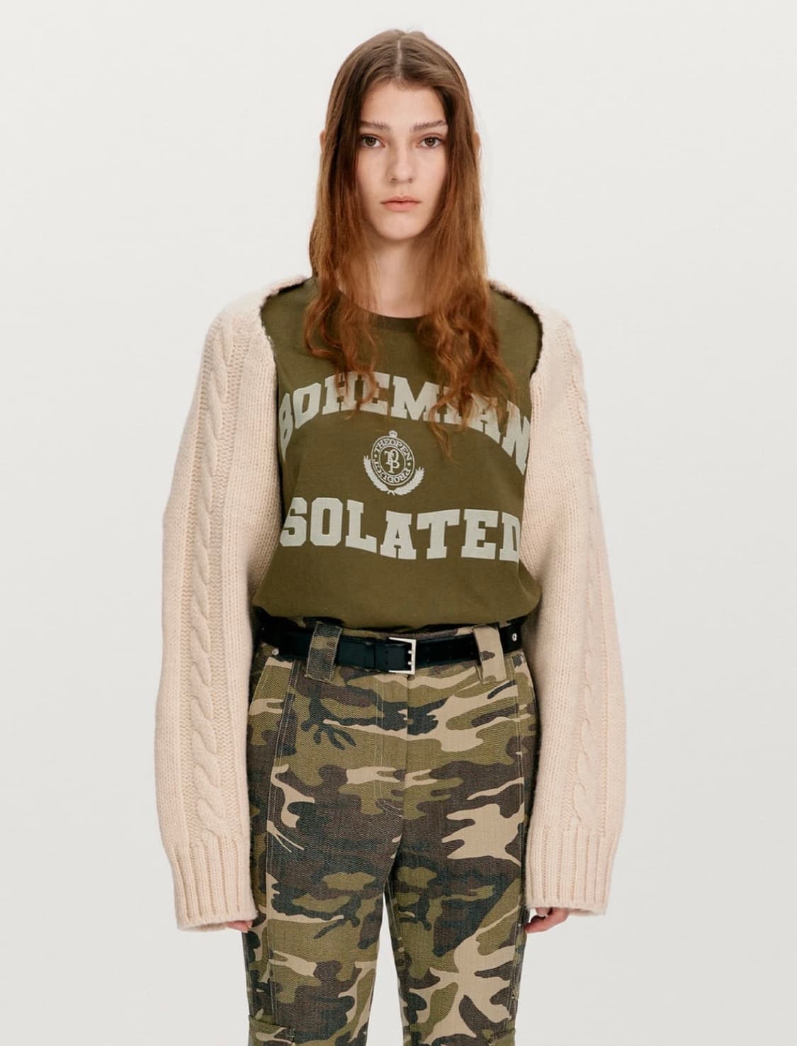 더오픈프로덕트 레이어드 니트 볼레로 상품이미지2