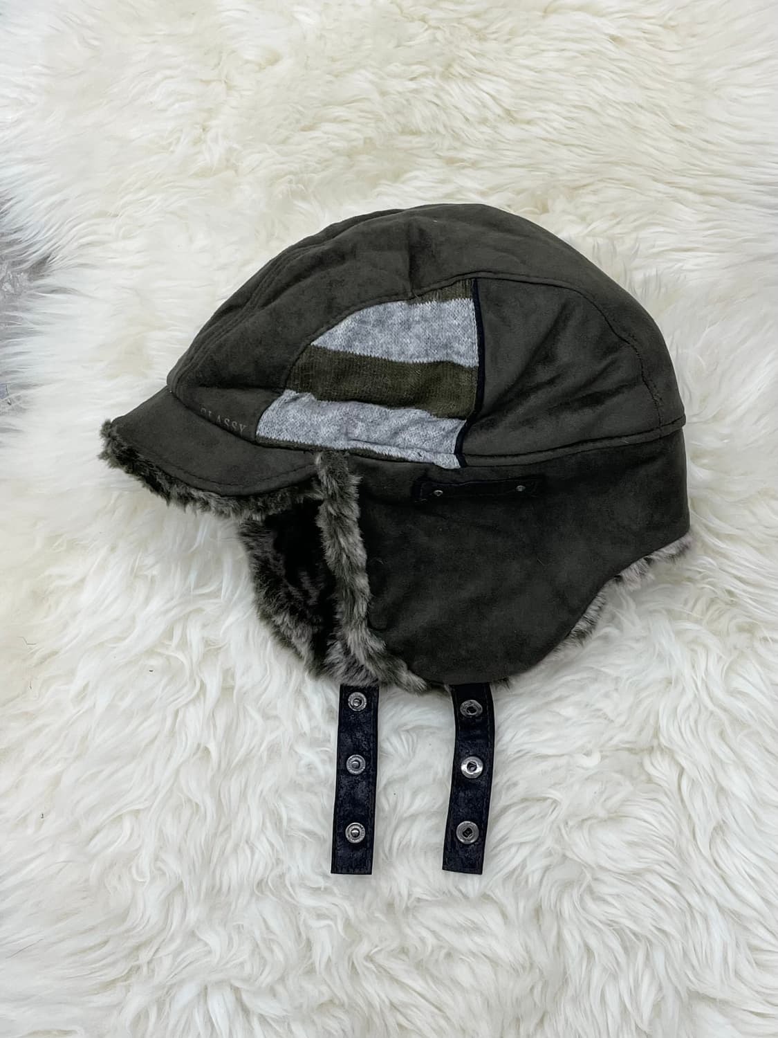 카키 니팅 트루퍼햇  상품이미지1