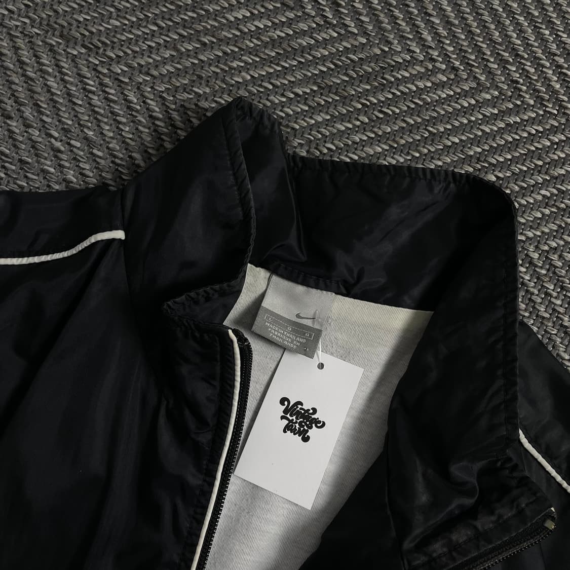 00s 나이키 올드스쿨 디테일 블랙 바람막이o 4175 상품이미지4