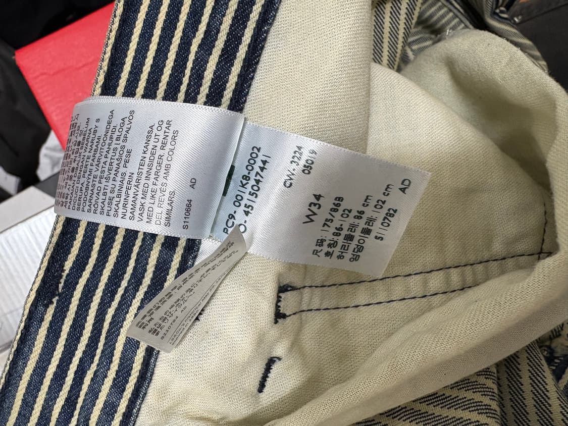 리바이스 / 568 루즈 카펜터 쇼츠 미디움 워시 상품이미지5