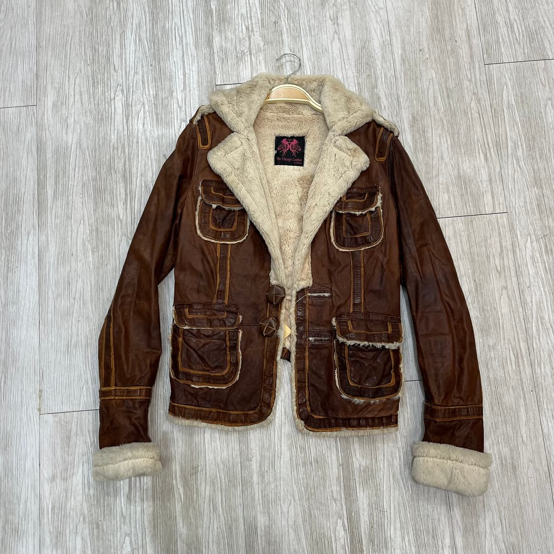 빈티지 양가죽 무스탕 55 상품이미지1