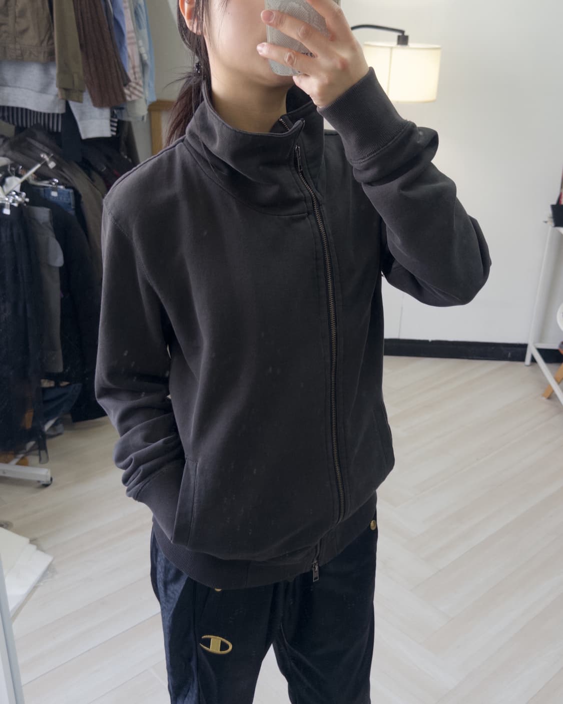 [ALLSAINTS] high neck zip-up jacket 상품이미지1