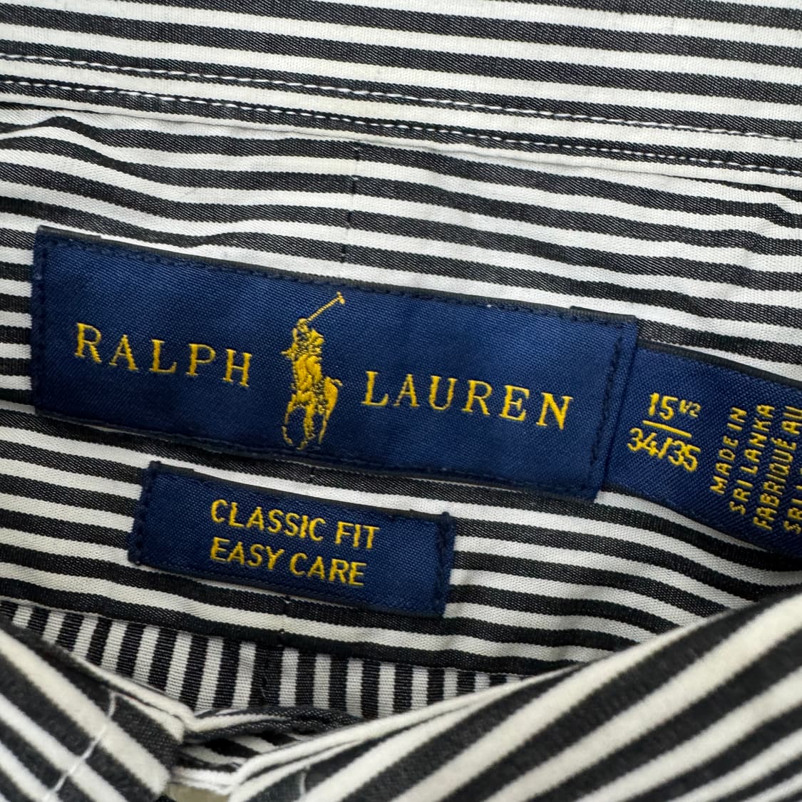 L(105) 폴로 랄프로렌 스트라이프 이지케어 클래식핏 남방 셔츠  상품이미지4