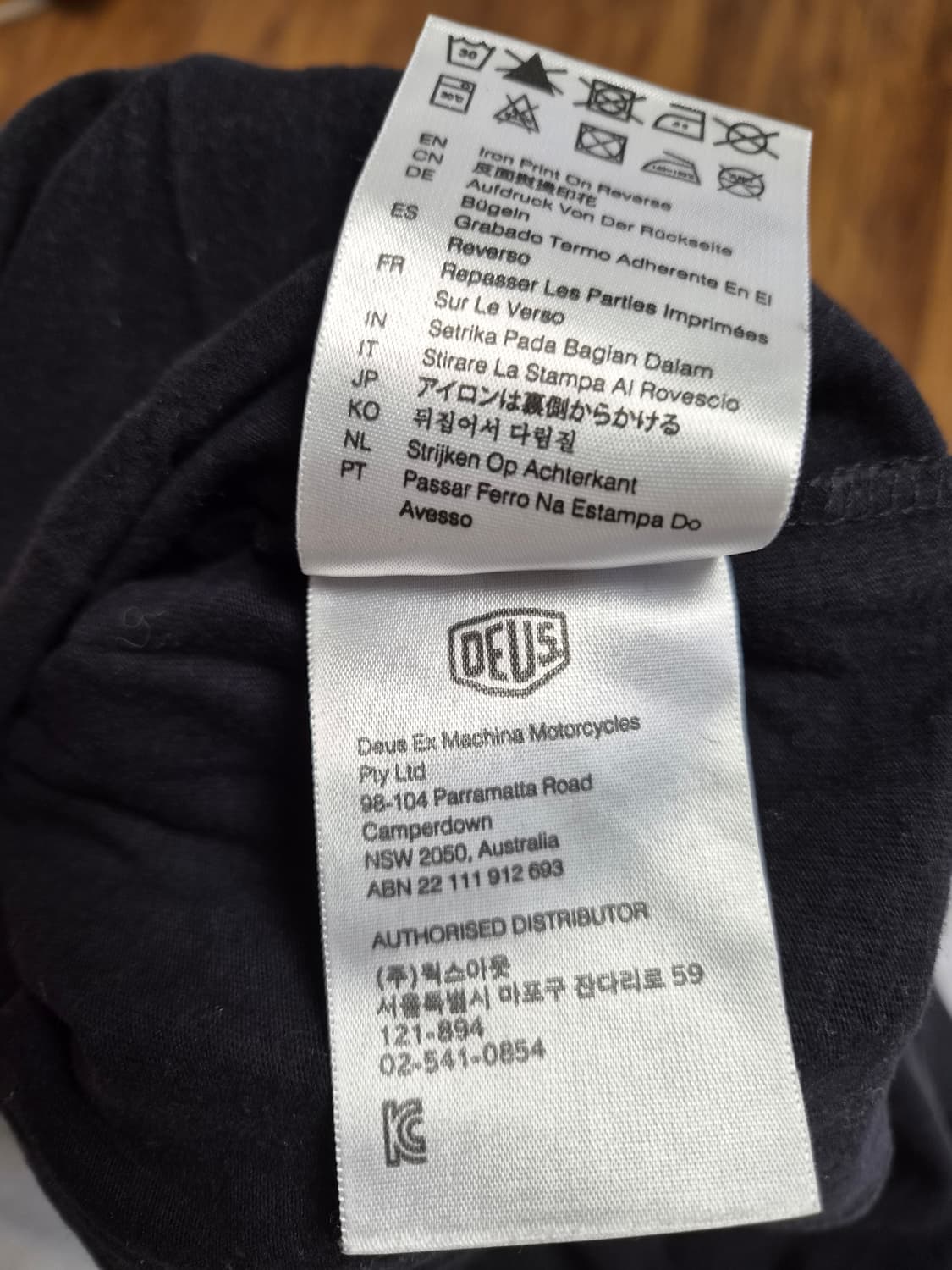 데우스 모터사이클 하라주쿠 반팔티 상품이미지3