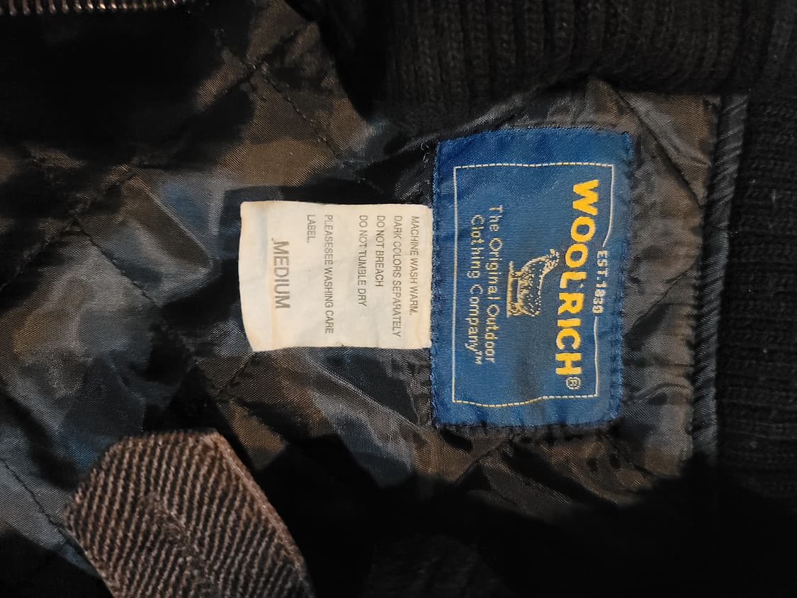 90's~ 울리치 다크브라운 봄버자켓 상품이미지4