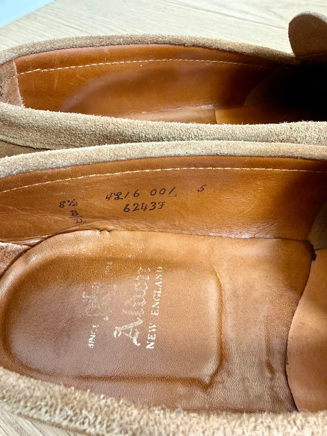 알든 스웨이드 로퍼 Alden 6243F 8.5 상품이미지6