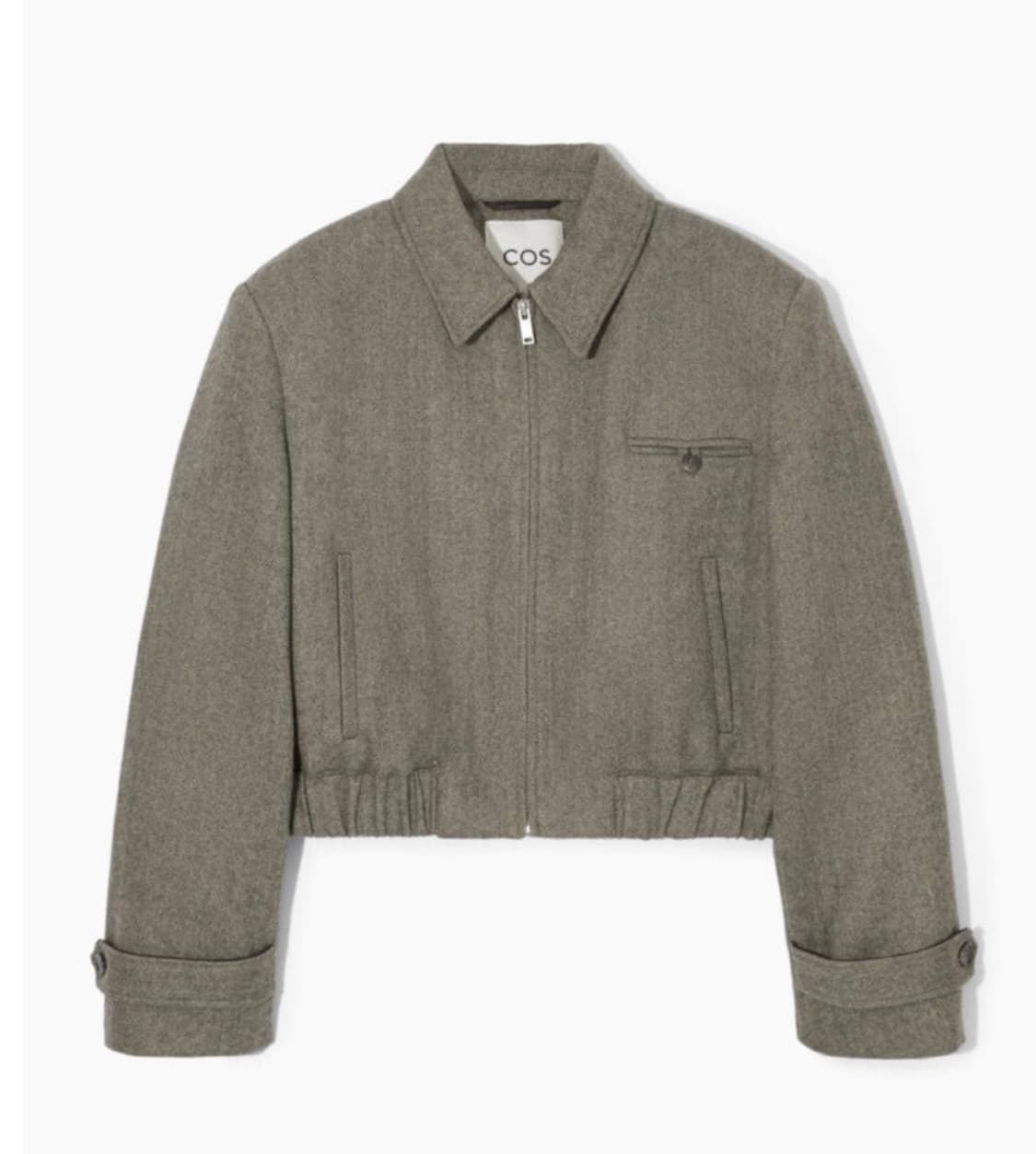 Cos 파워숄더 울 헤링본 자켓 34 상품이미지1