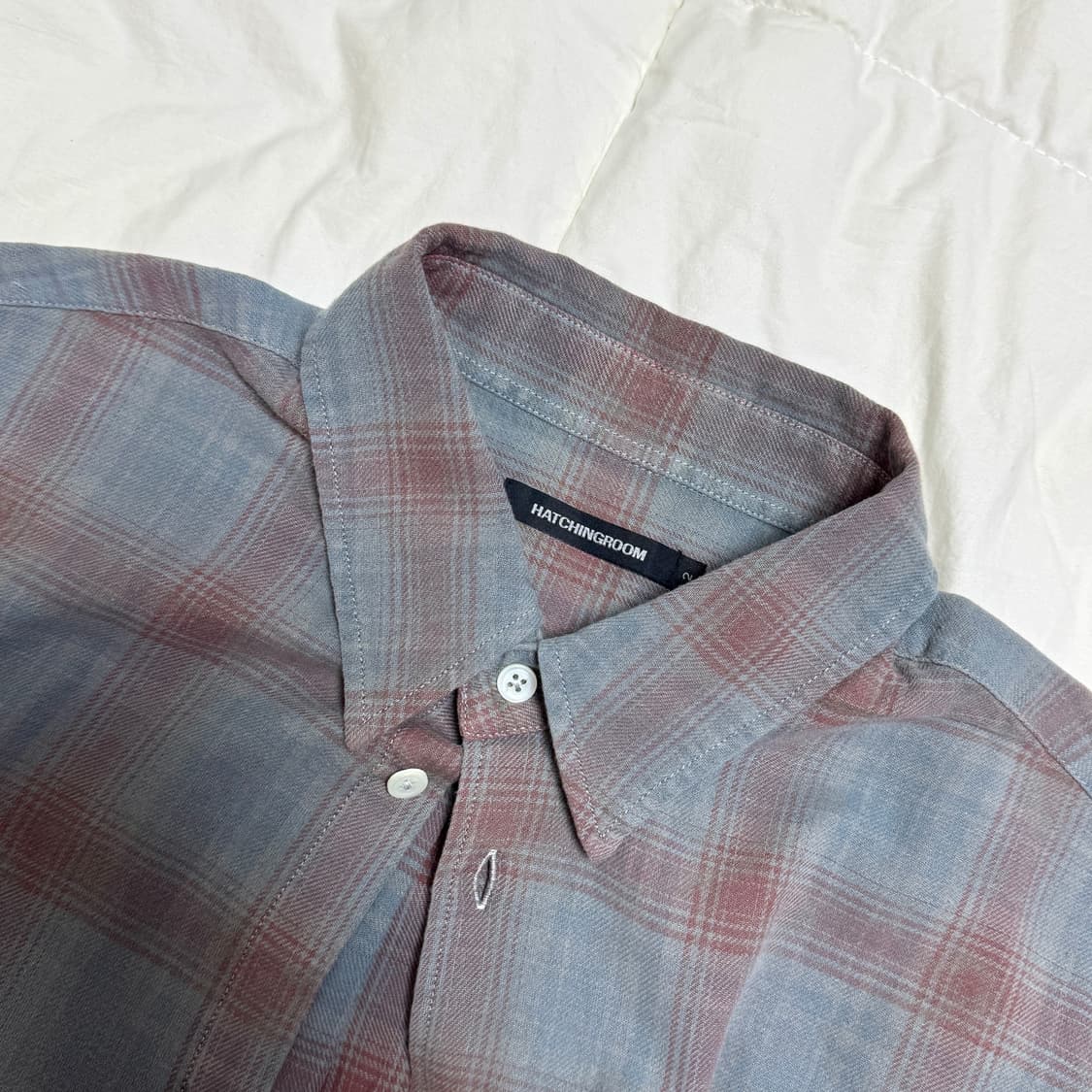 해칭룸 뮤지엄 오버다이드 체크셔츠 2사이즈 상품이미지2