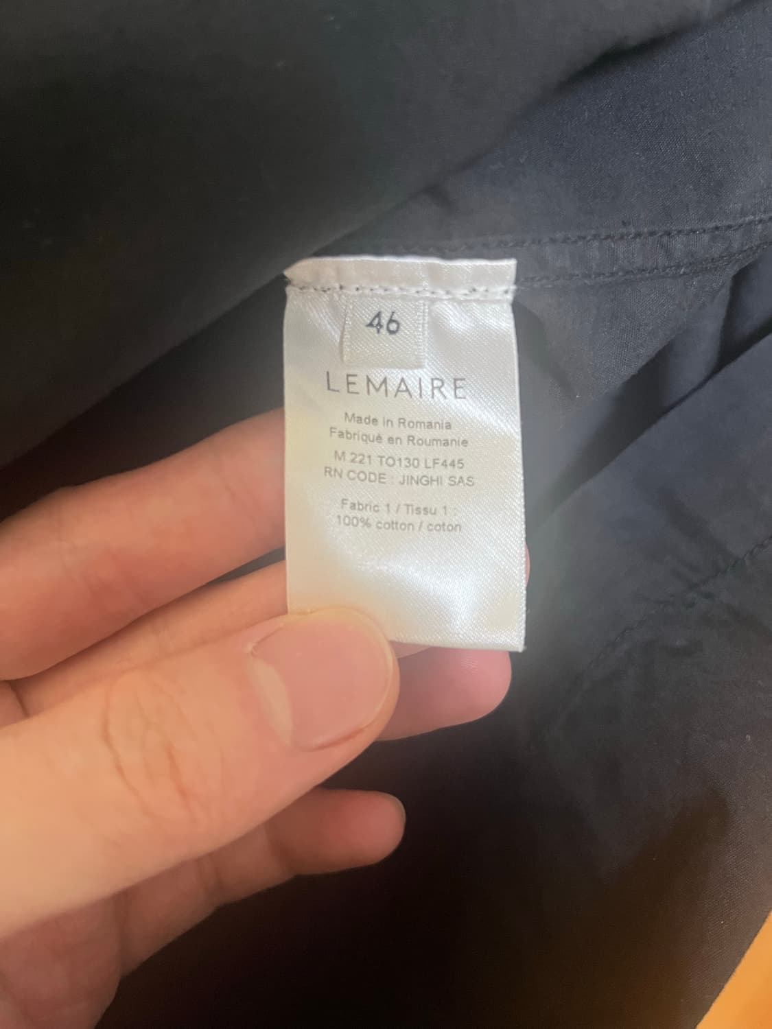 [46] 르메르 바뢰즈 셔츠 블랙 상품이미지3