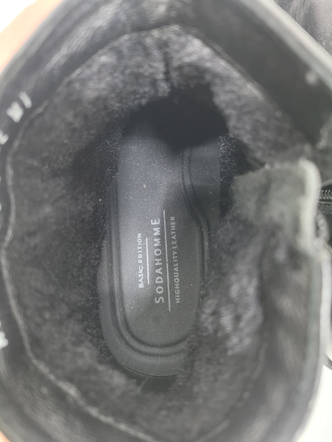 SODA 소다 옴므 가죽 워커 부츠 / 남 255 블랙
 상품이미지9