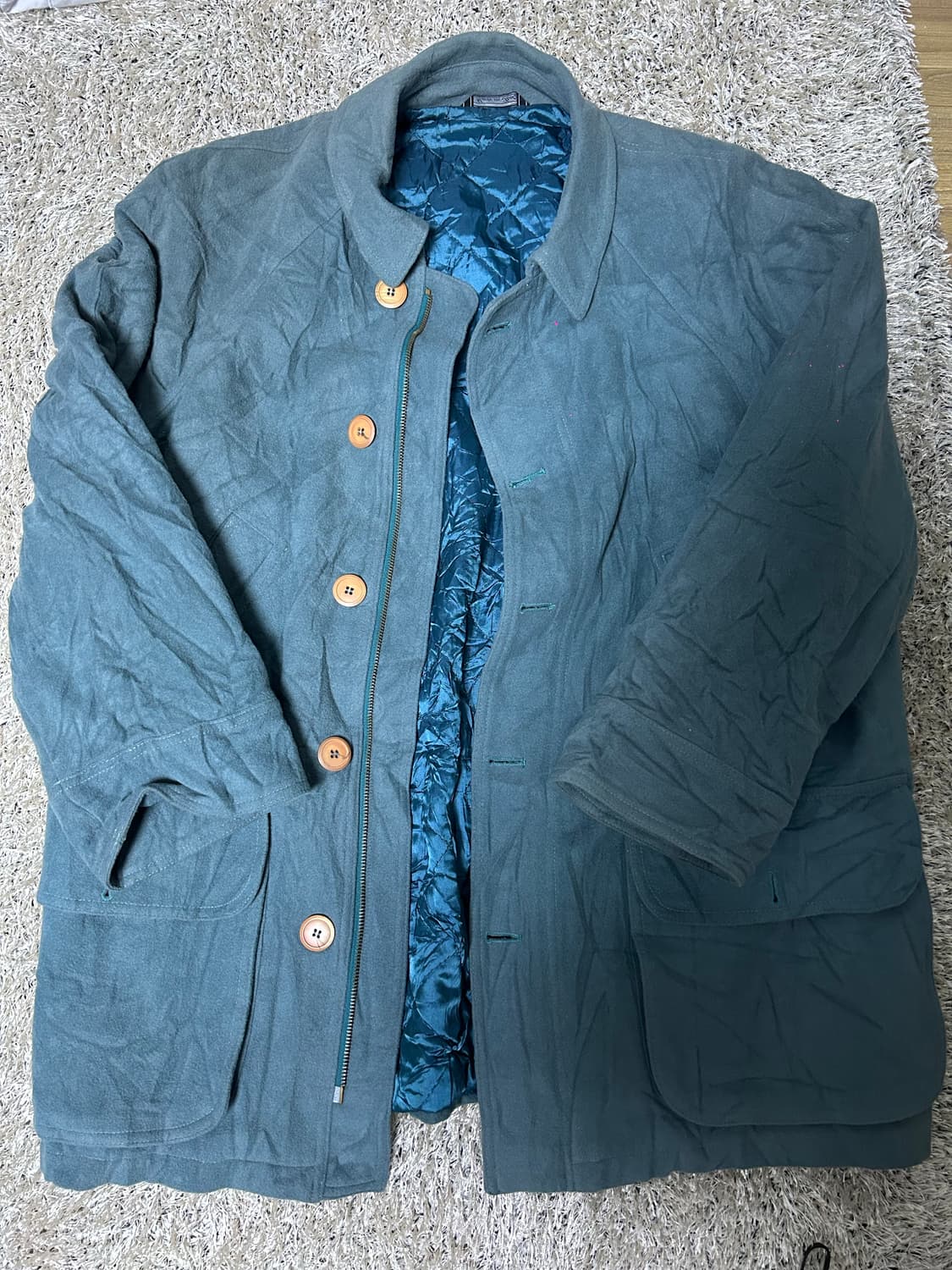 이태리제 CARLO PALAZZI캐시미어 코트 사이즈 105~110 상품이미지1