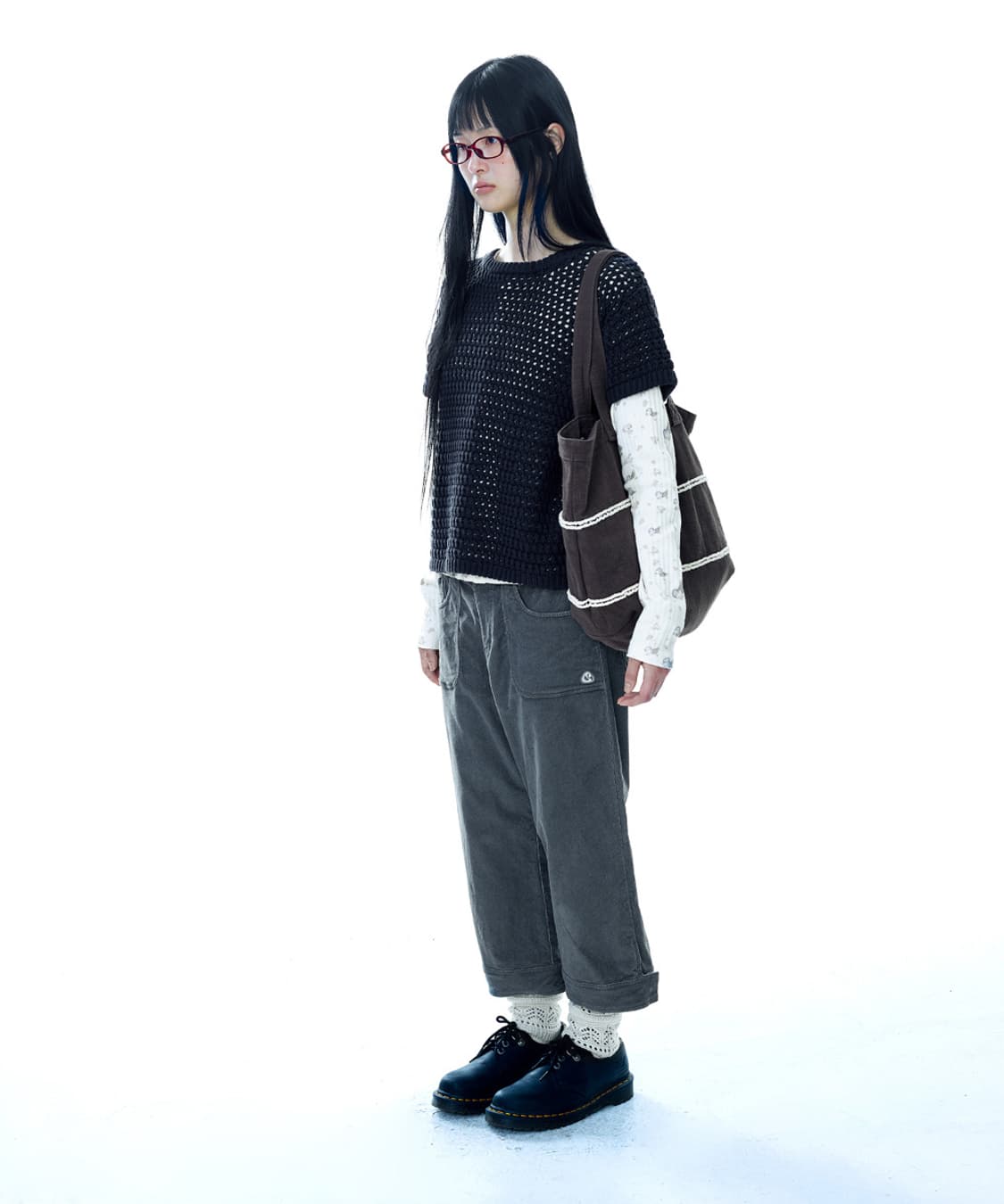 코이세이오 carpi pants 챠콜 상품이미지4