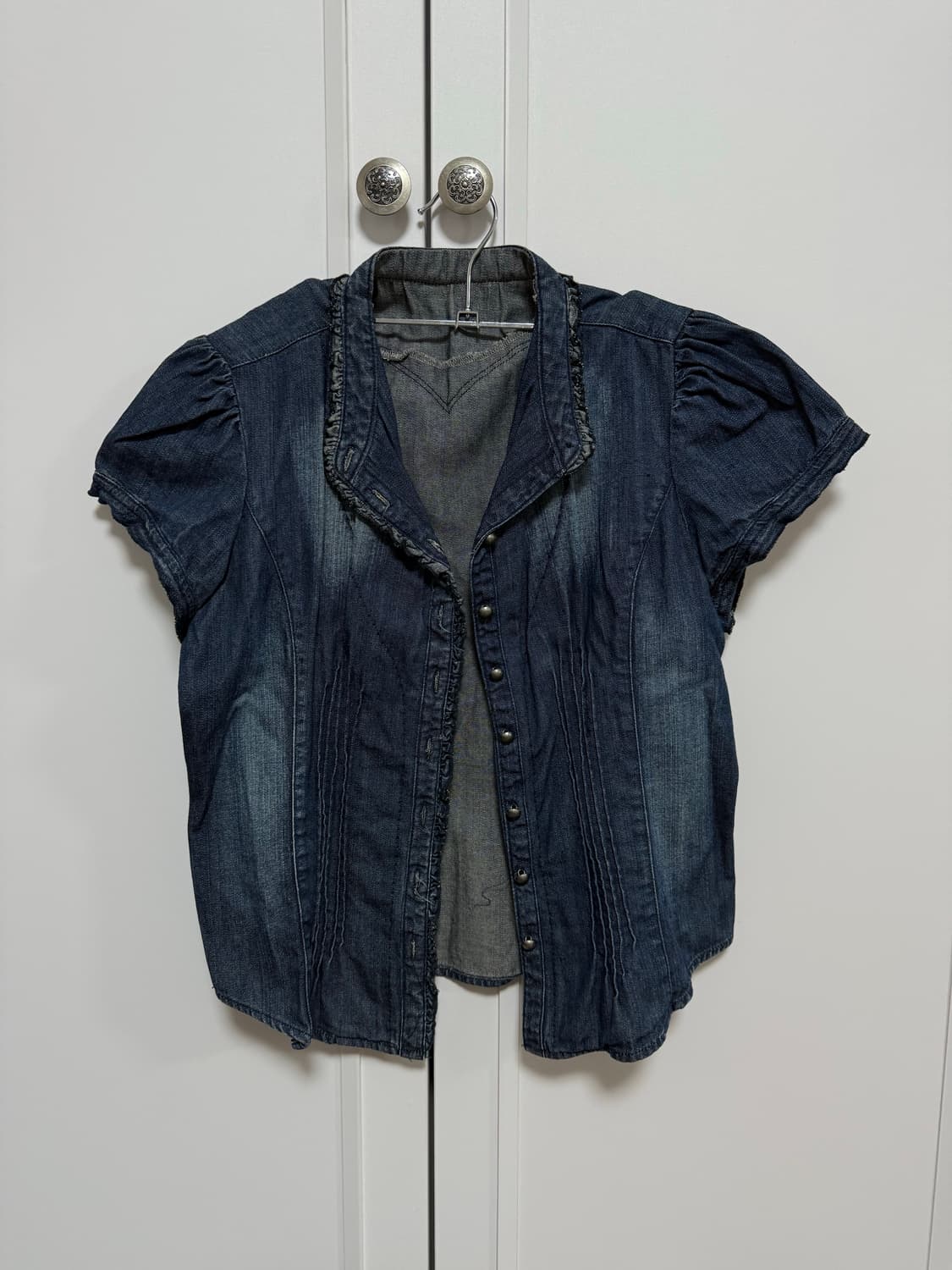빈티지 데님 블라우스 상품이미지1