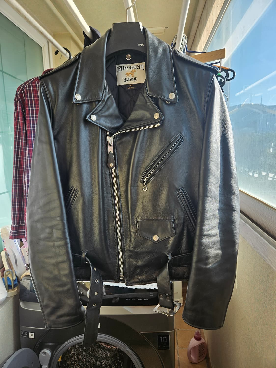 Schott 618HH 쇼트 퍼펙토 40사이즈 상품이미지1