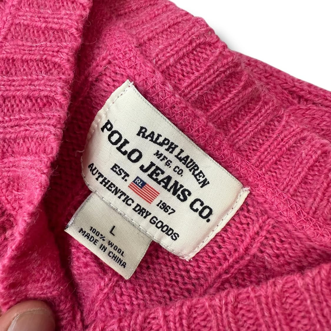 폴로진스 꽈배기 니트 r1947 상품이미지6