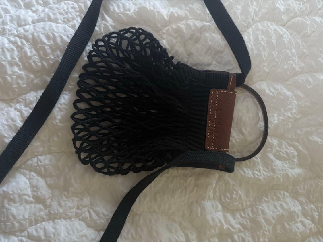 롱샴 네트백 블랙 상품이미지3