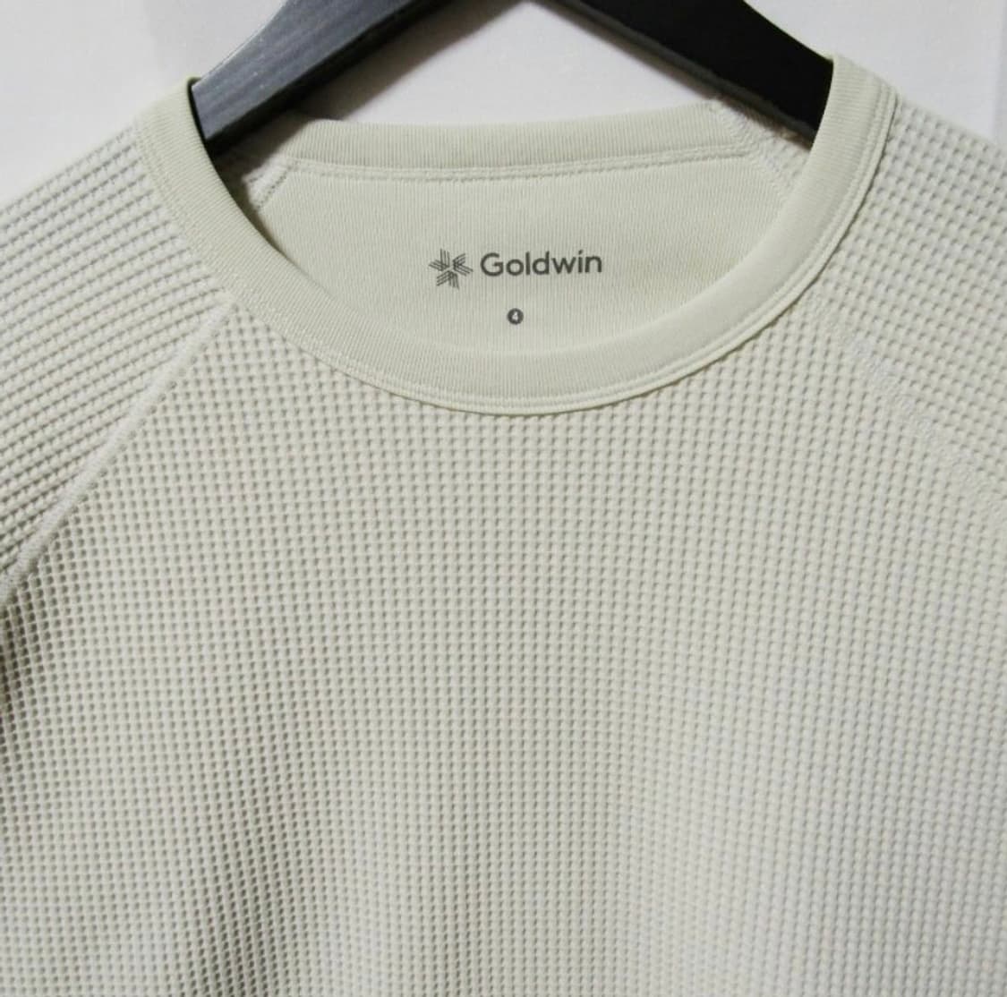 Goldwin 골드윈 와플 롱슬리브 티셔츠 아이보리 상품이미지3