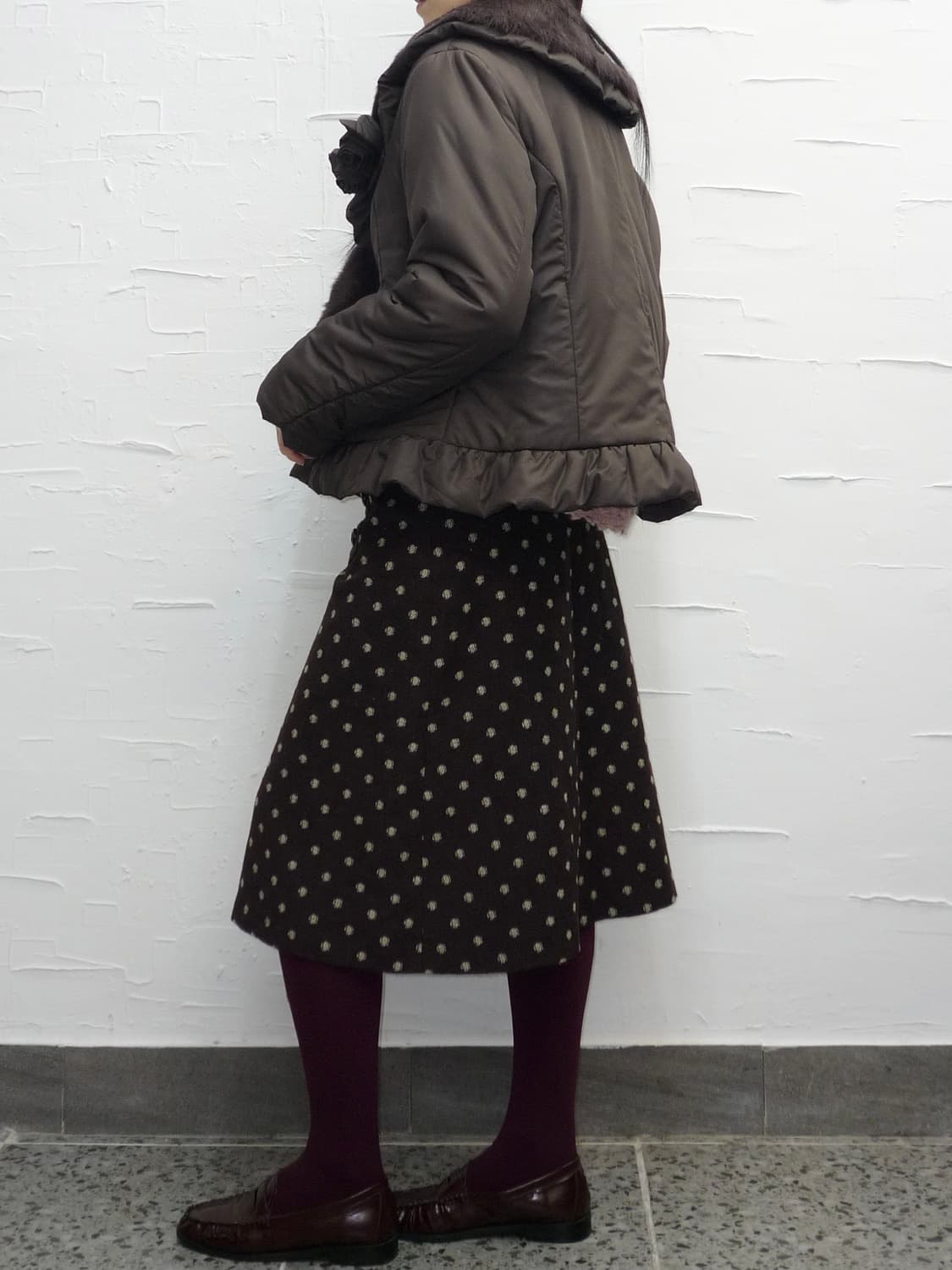 Brown roses jumper 상품이미지4