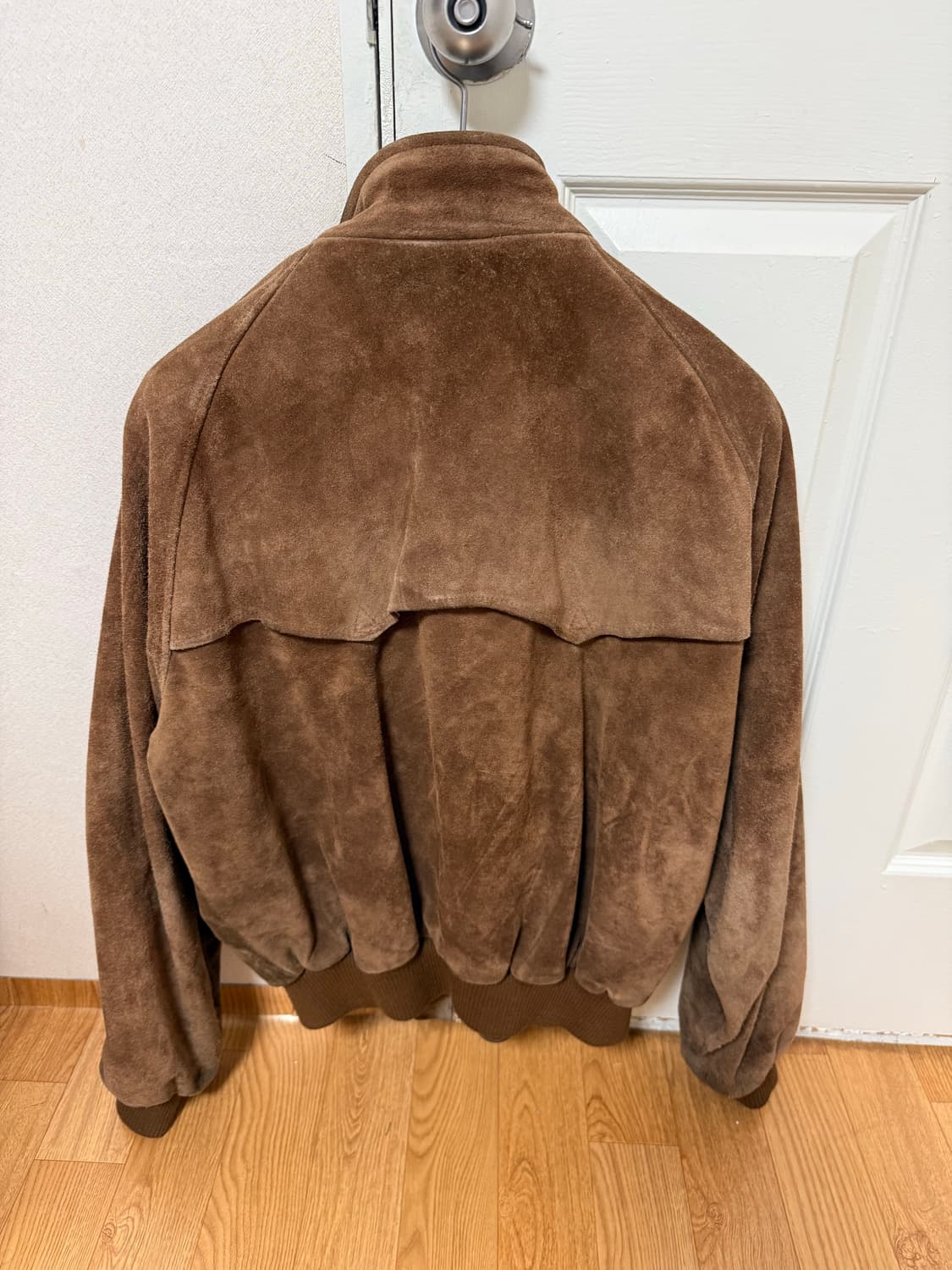 90s 폴로 스웨이드 자켓XL 카멜브라운 상품이미지5