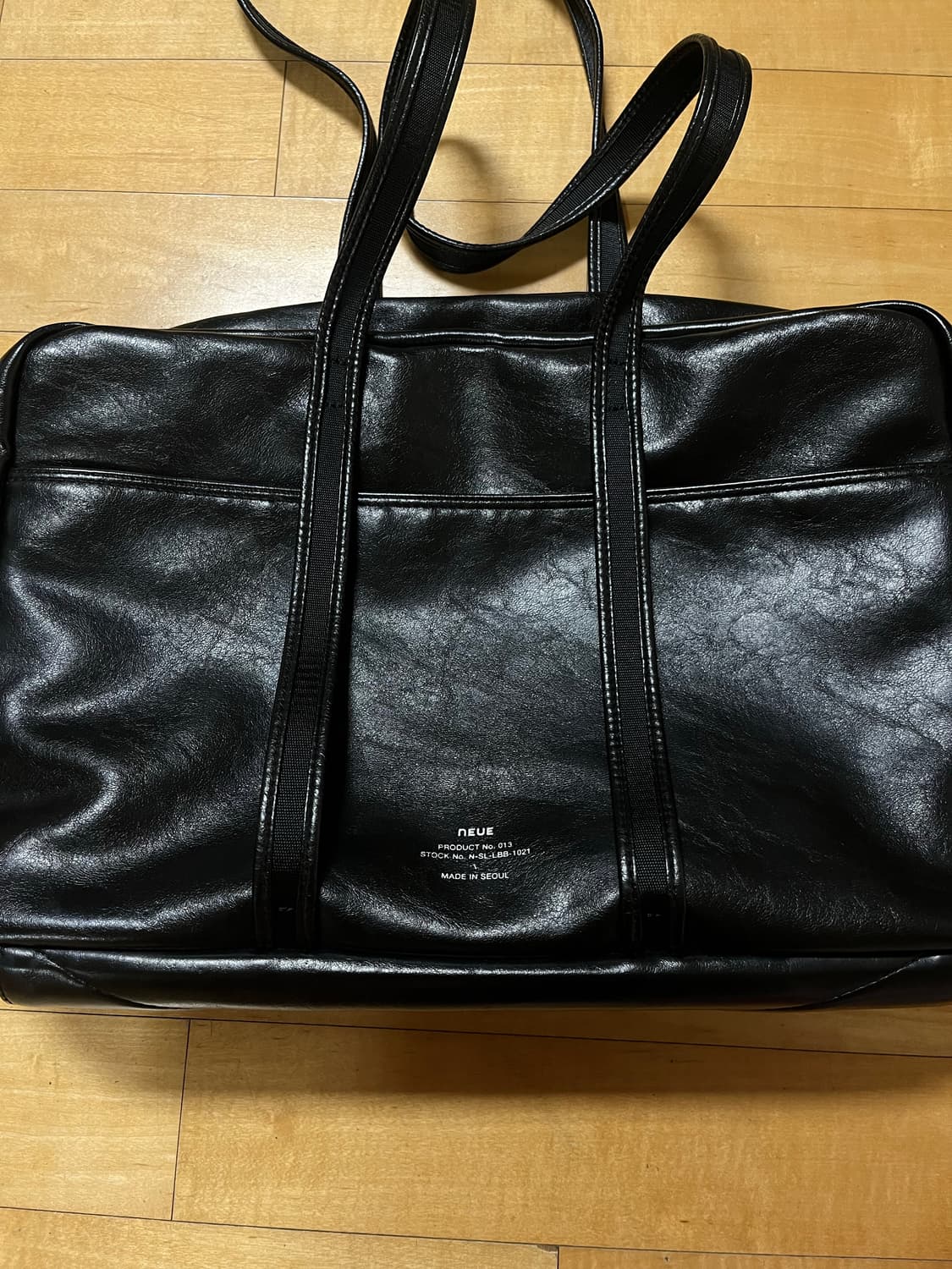 노이에 레더보스턴백 블랙 미디움 상품이미지3