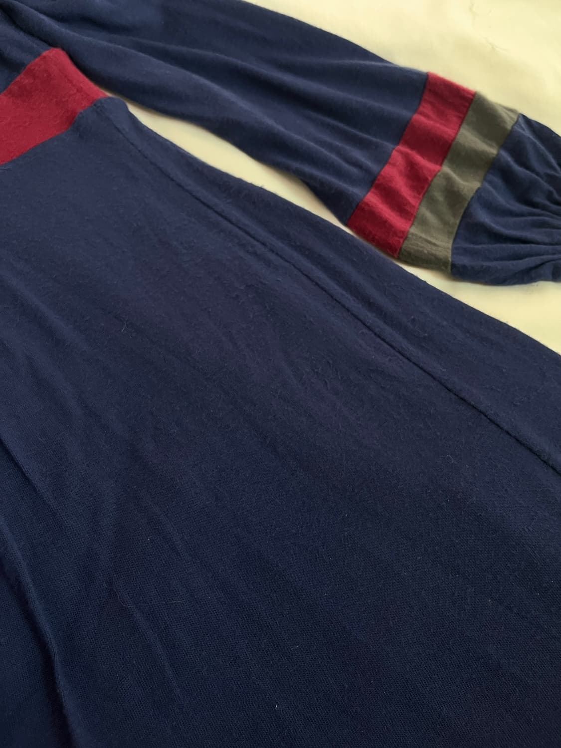 Color block puff long sleeve 상품이미지8