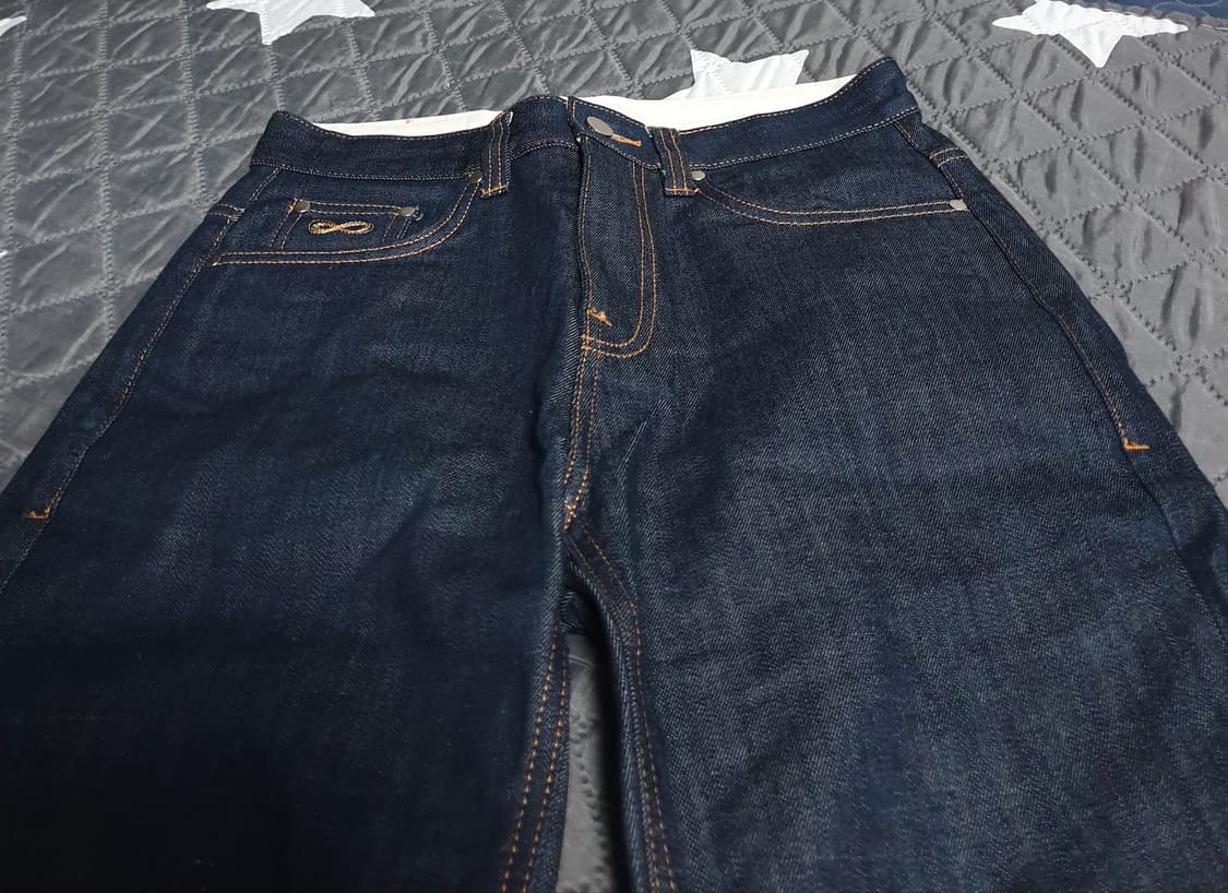 플랙 스티즈핏 셀비지 데님팬츠 (30) 상품이미지2