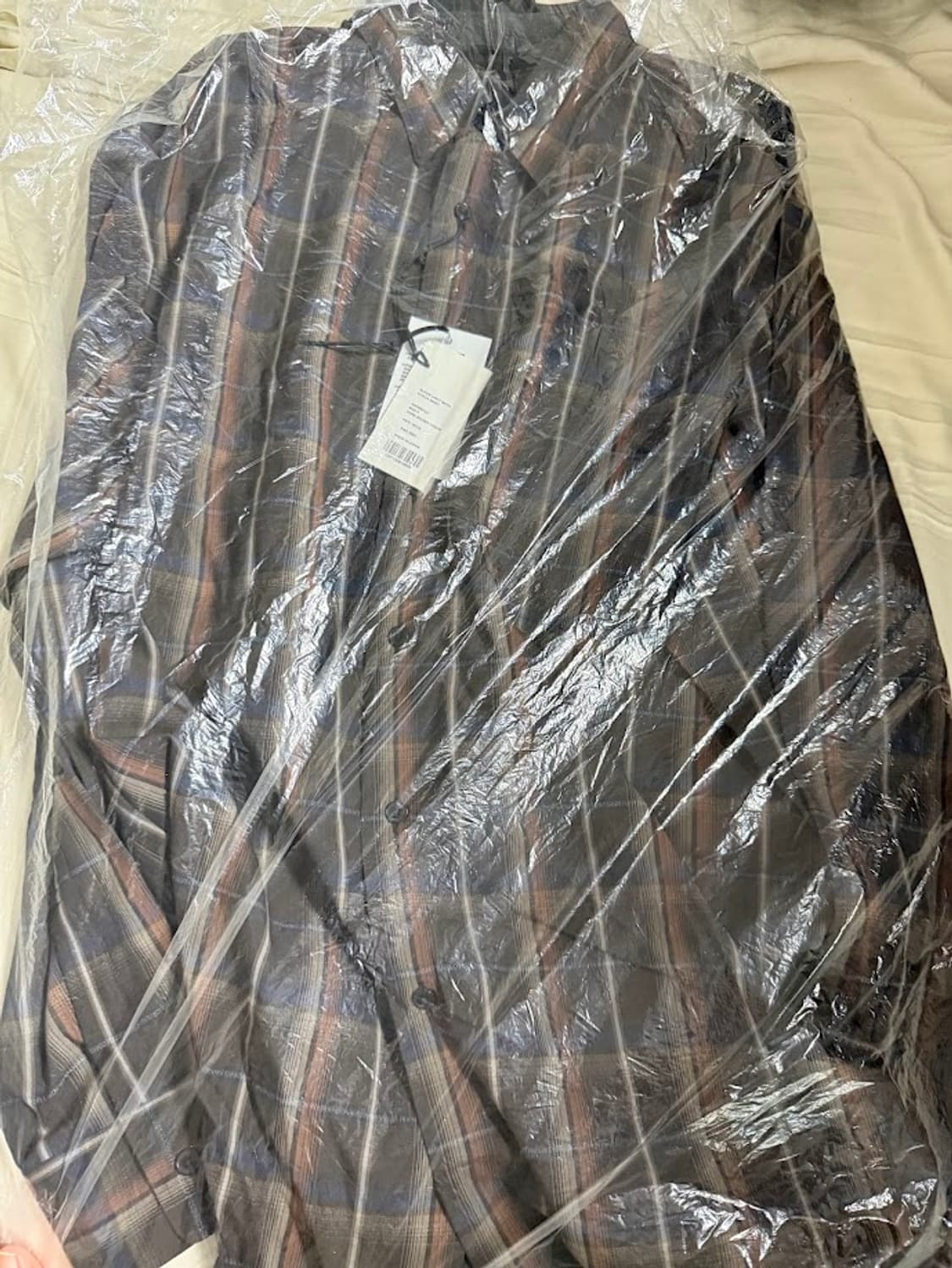 오라리 슈퍼라이트울 체크셔츠 상품이미지2