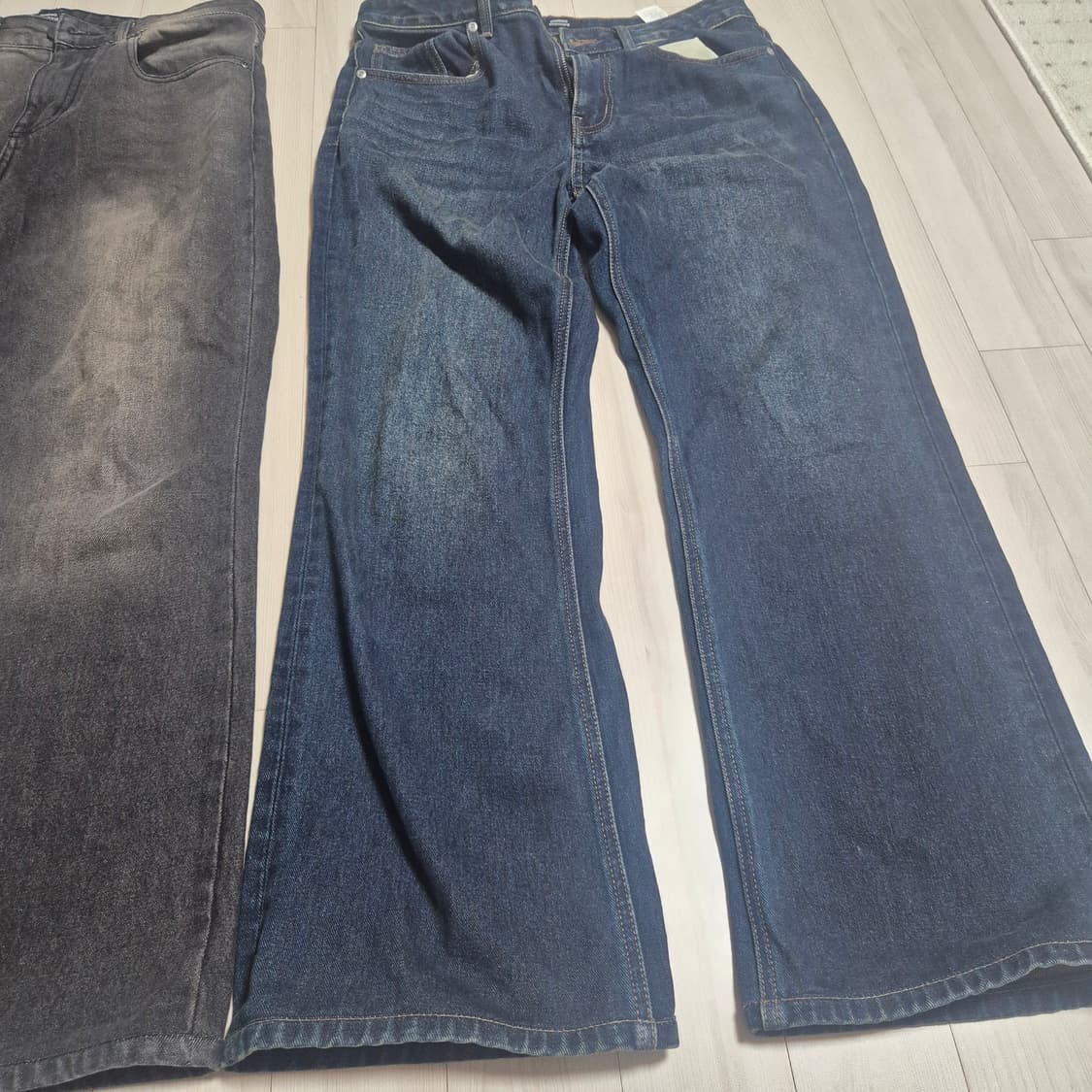 무신사 플레어데님 팬츠 판매(32) 다크블루 상품이미지3