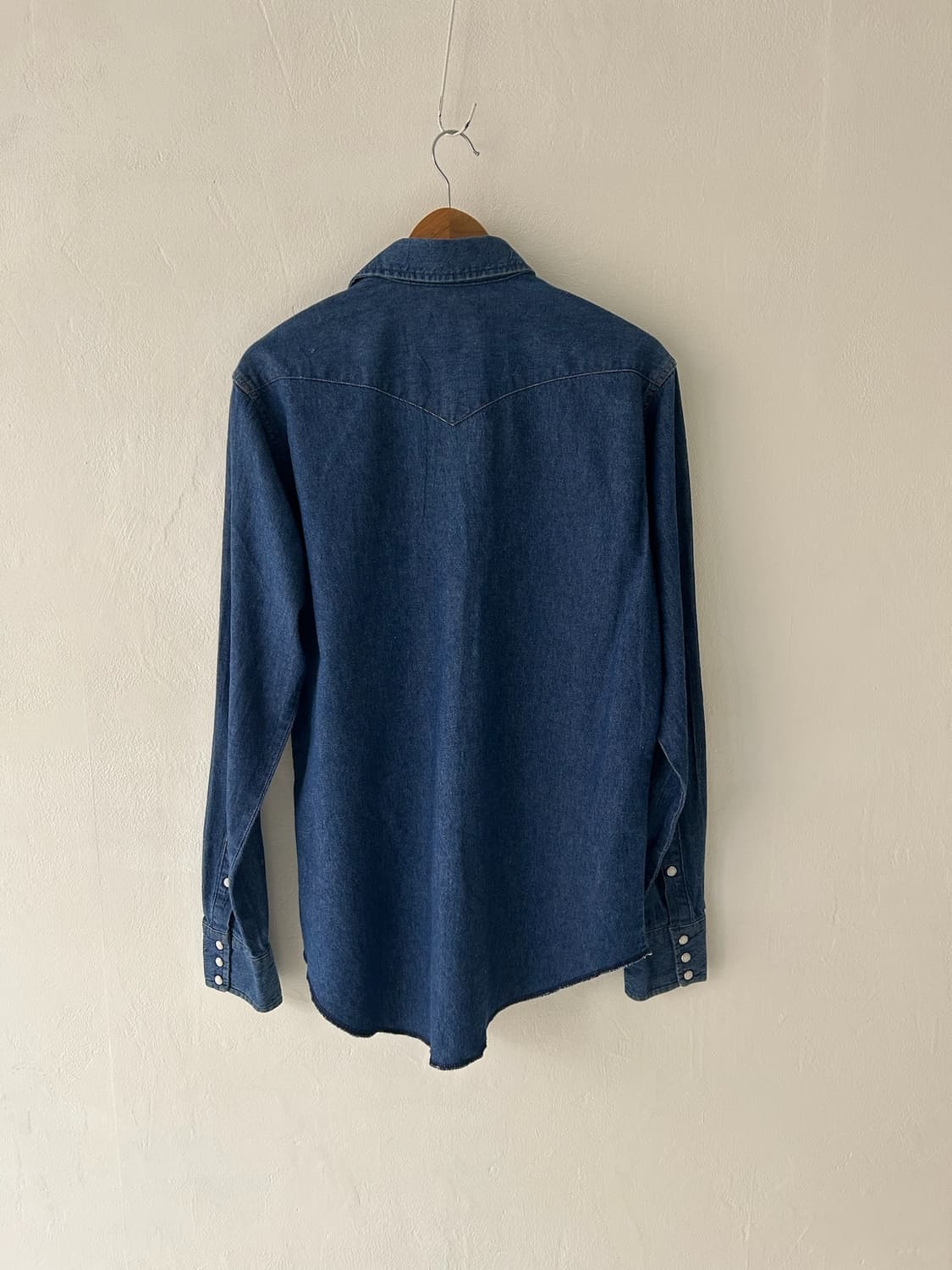 80-90s vtg WRangler Denim Western shirt. 상품이미지10