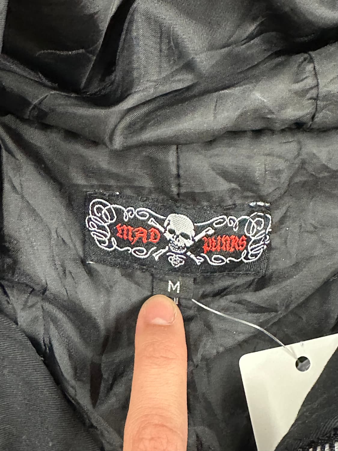 M)Mad Punks 빈티지 체인 퍼 후드 패딩 자켓 상품이미지6