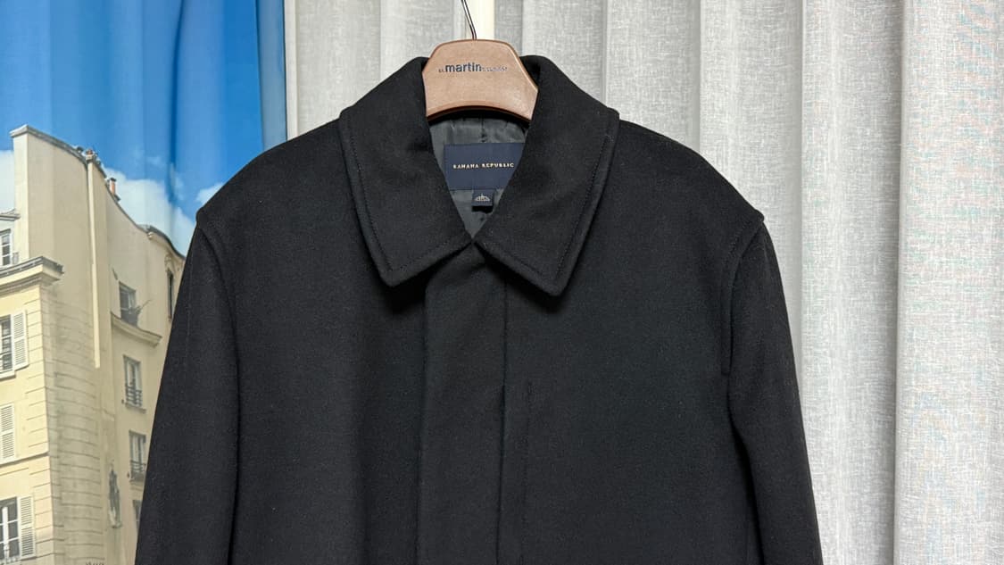 바나나리퍼블릭 블랙 코트 상품이미지4