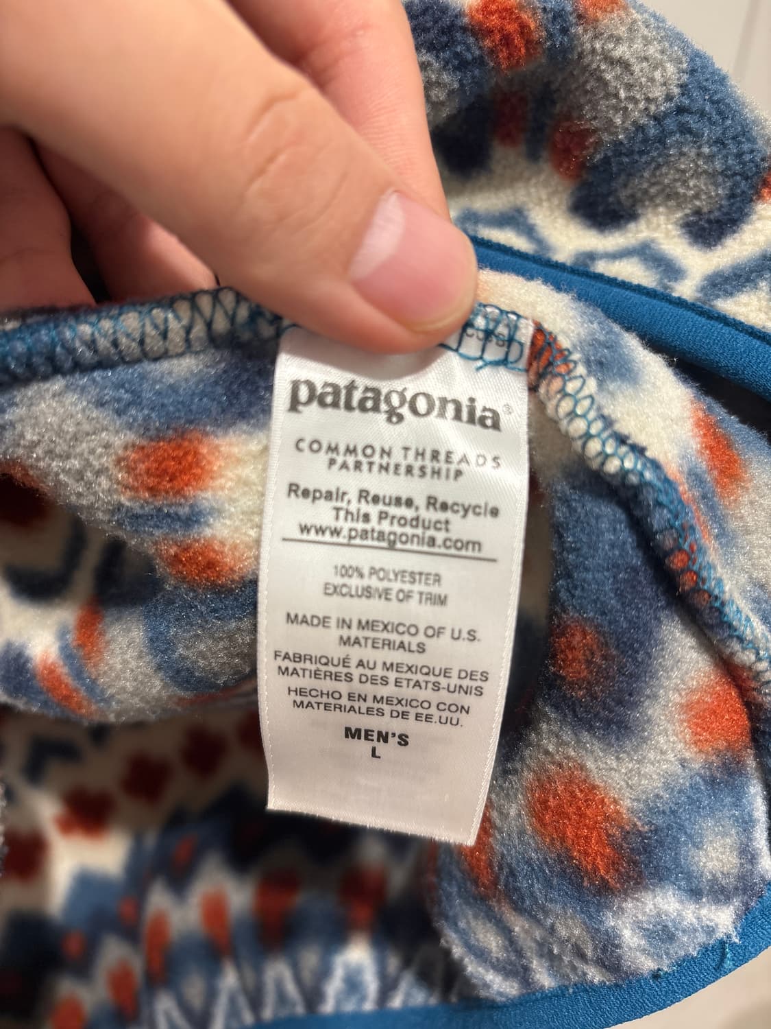 파타고니아 페어아일 신칠라 플리스 풀오버 상품이미지4