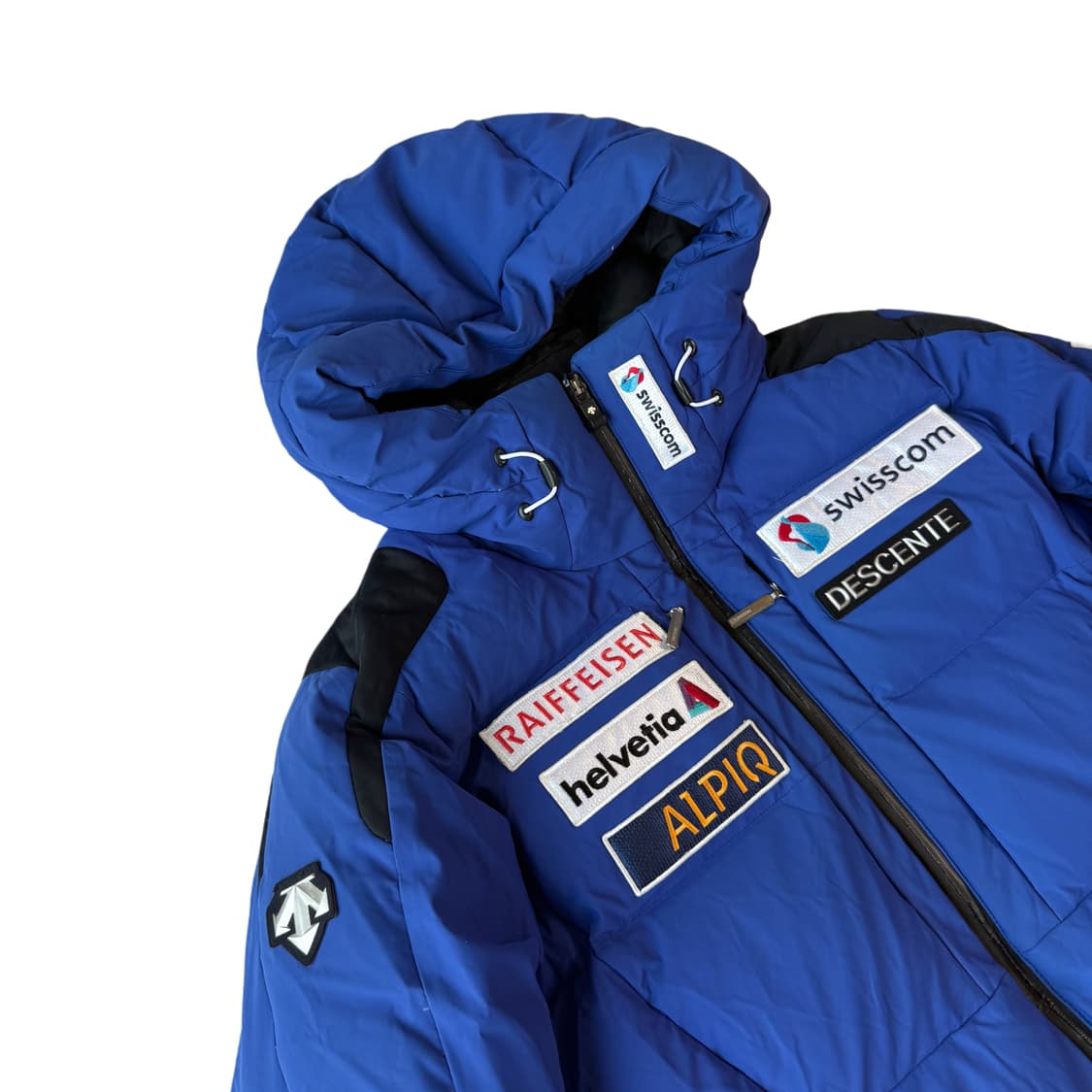 2+1) 데상트 스키 구스다운 패딩 블루 아우디 M 상품이미지2