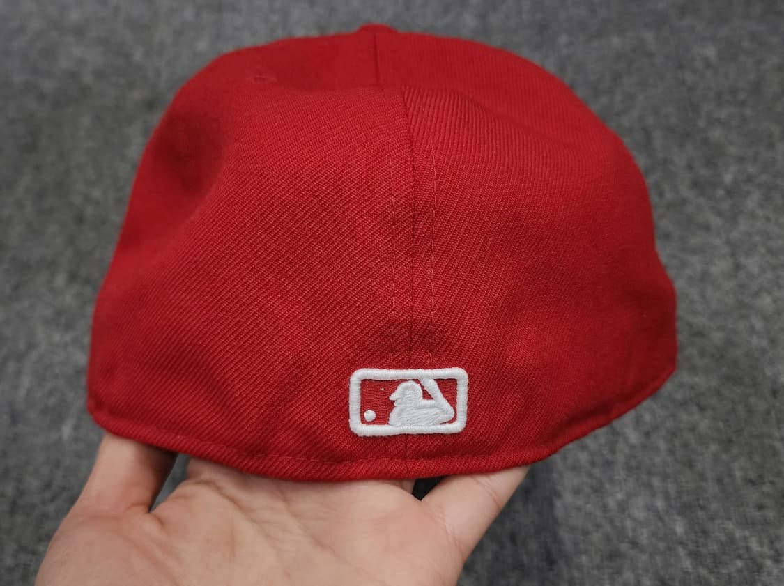 뉴에라 LA 다저스 59FIFTY 스칼렛 레드 스냅백 모자 58.7 상품이미지8