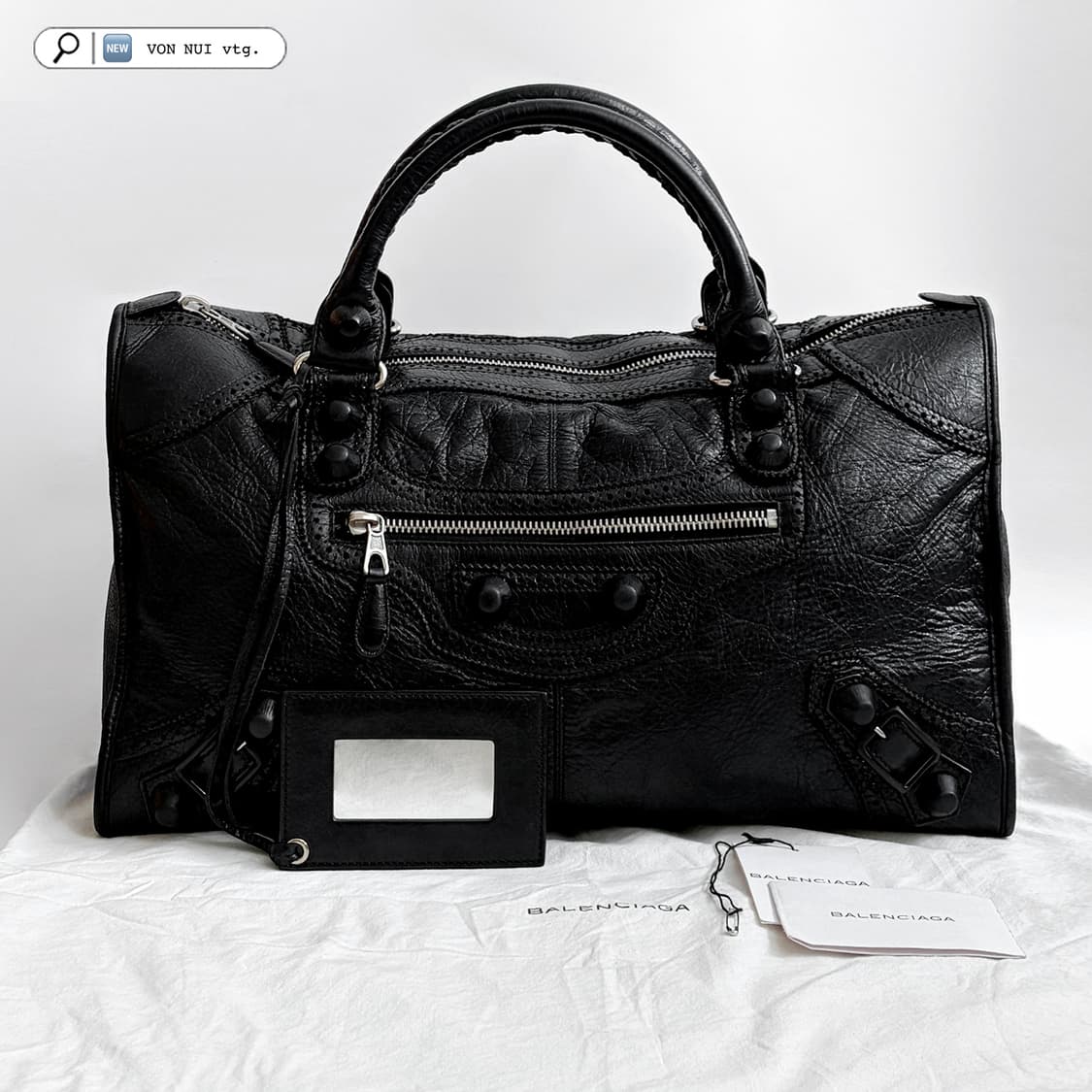 발렌시아가 클래식 커버징 워크백 판매합니다. 상품이미지1