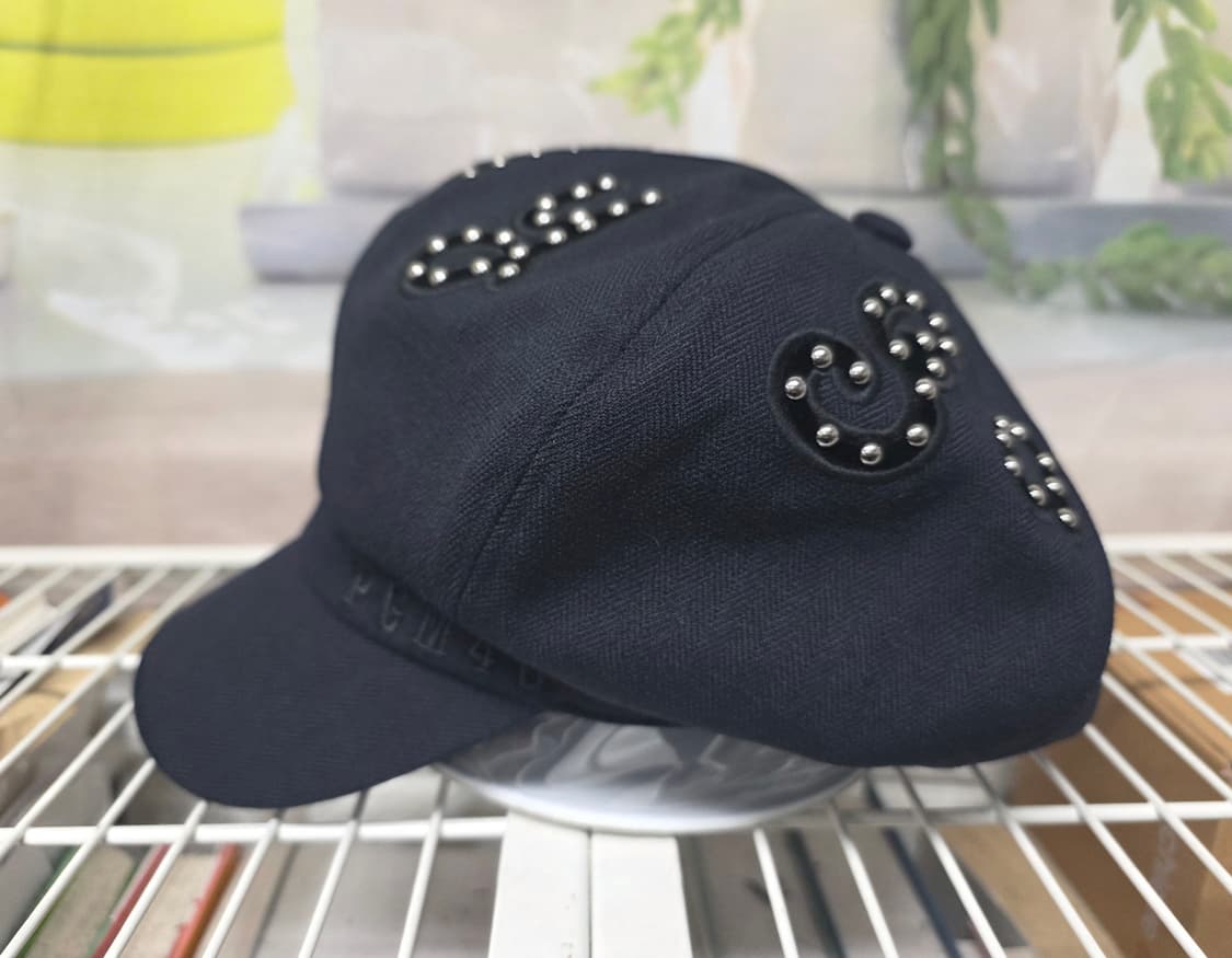 파리게이츠 여성 겨울골프모자 스터드 헌팅캡 가을~초겨울  KG46 상품이미지2